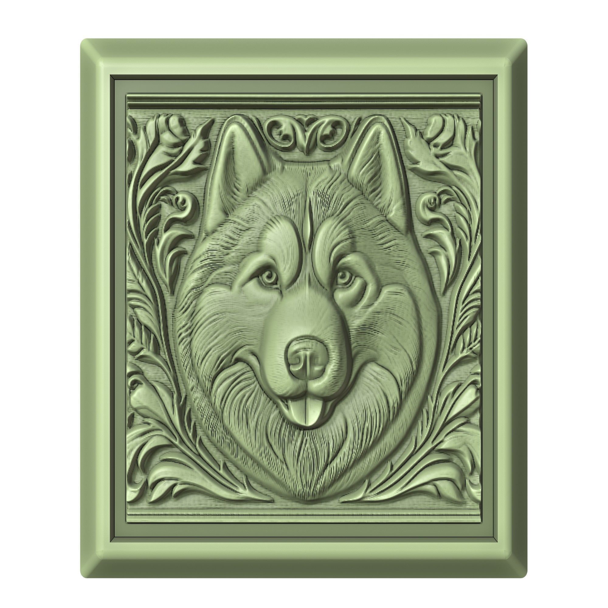 Dog Siberian Husky Animal 3D print model_2