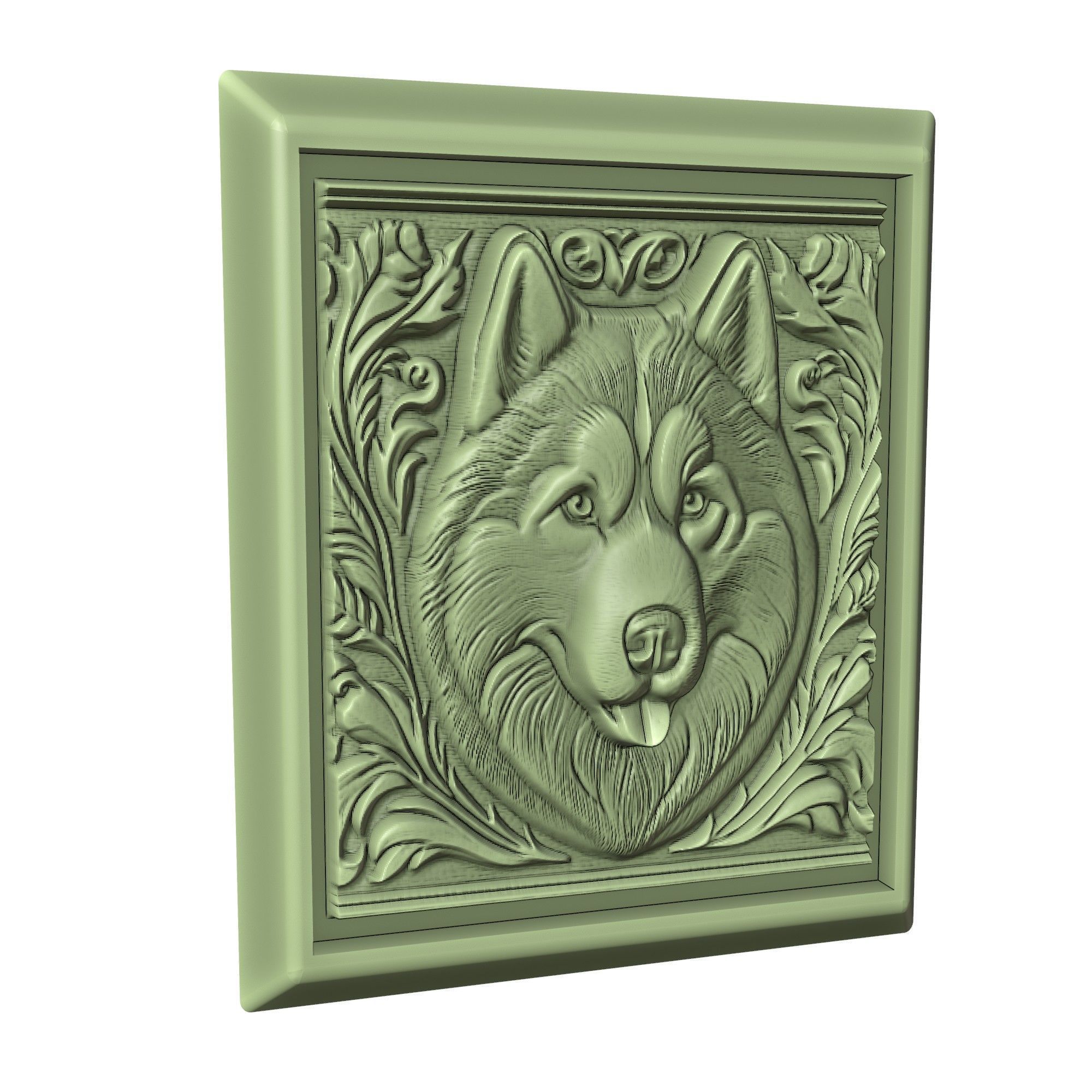 Dog Siberian Husky Animal 3D print model_3