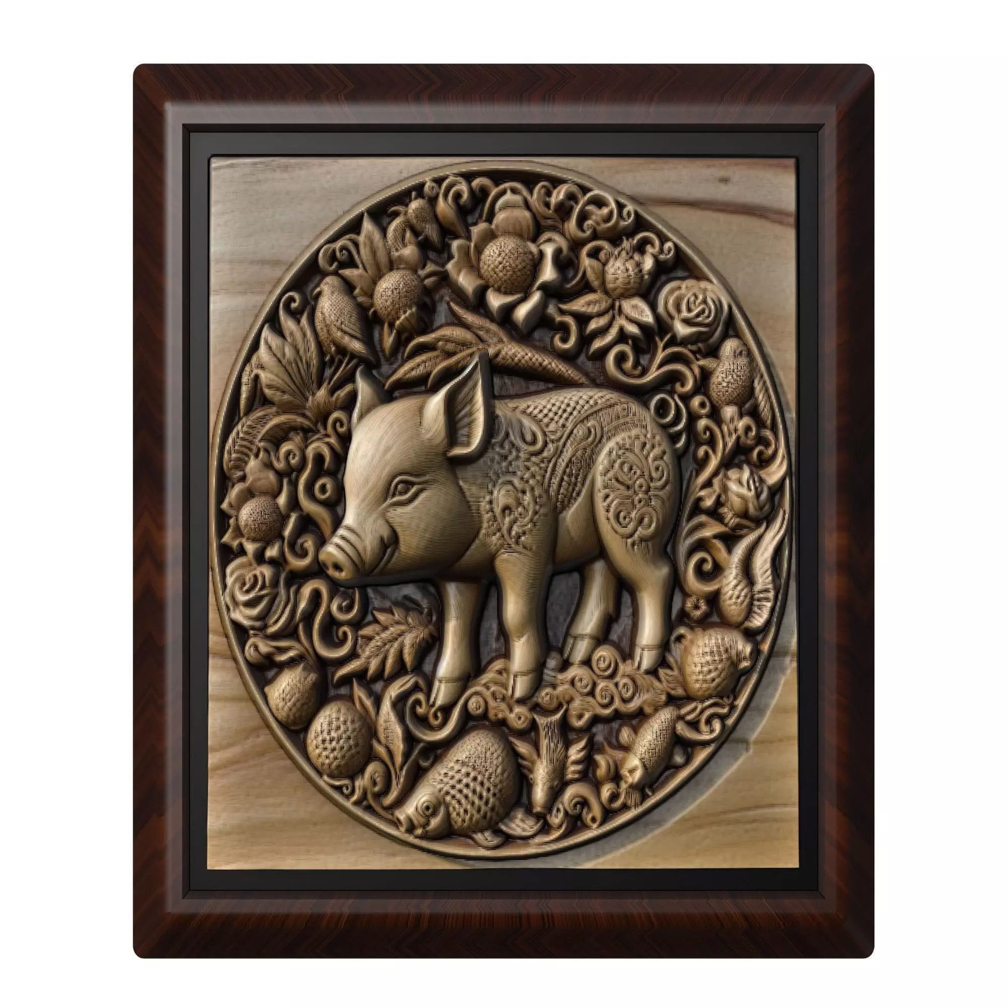 Pig Animal 3D print model_0