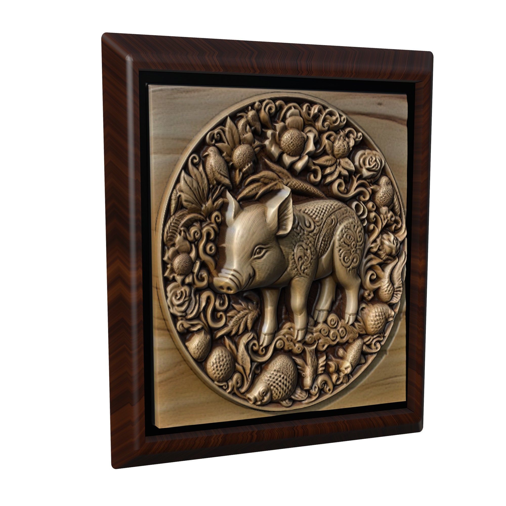 Pig Animal 3D print model_1