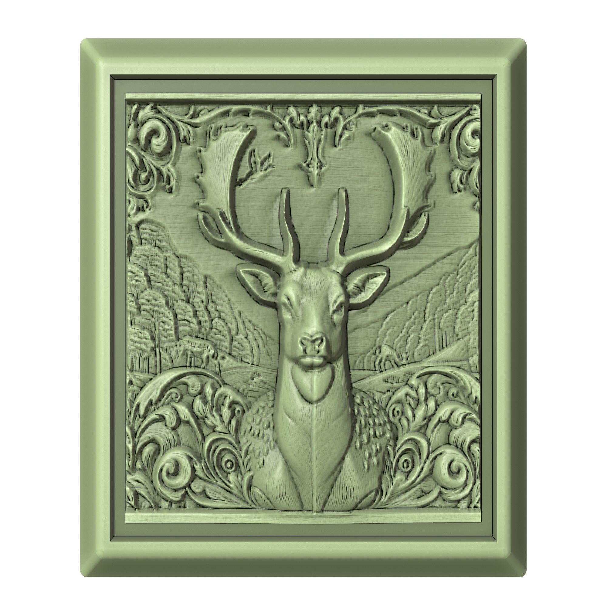 Fallow Deer Animal 3D print model_3