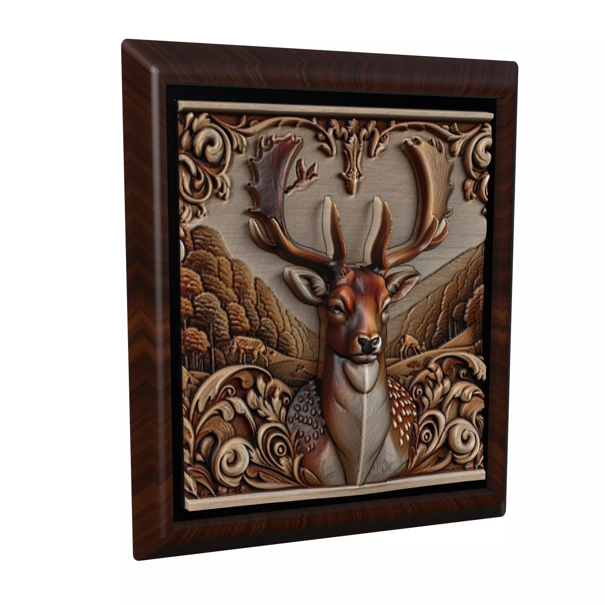 Fallow Deer Animal 3D print model_0