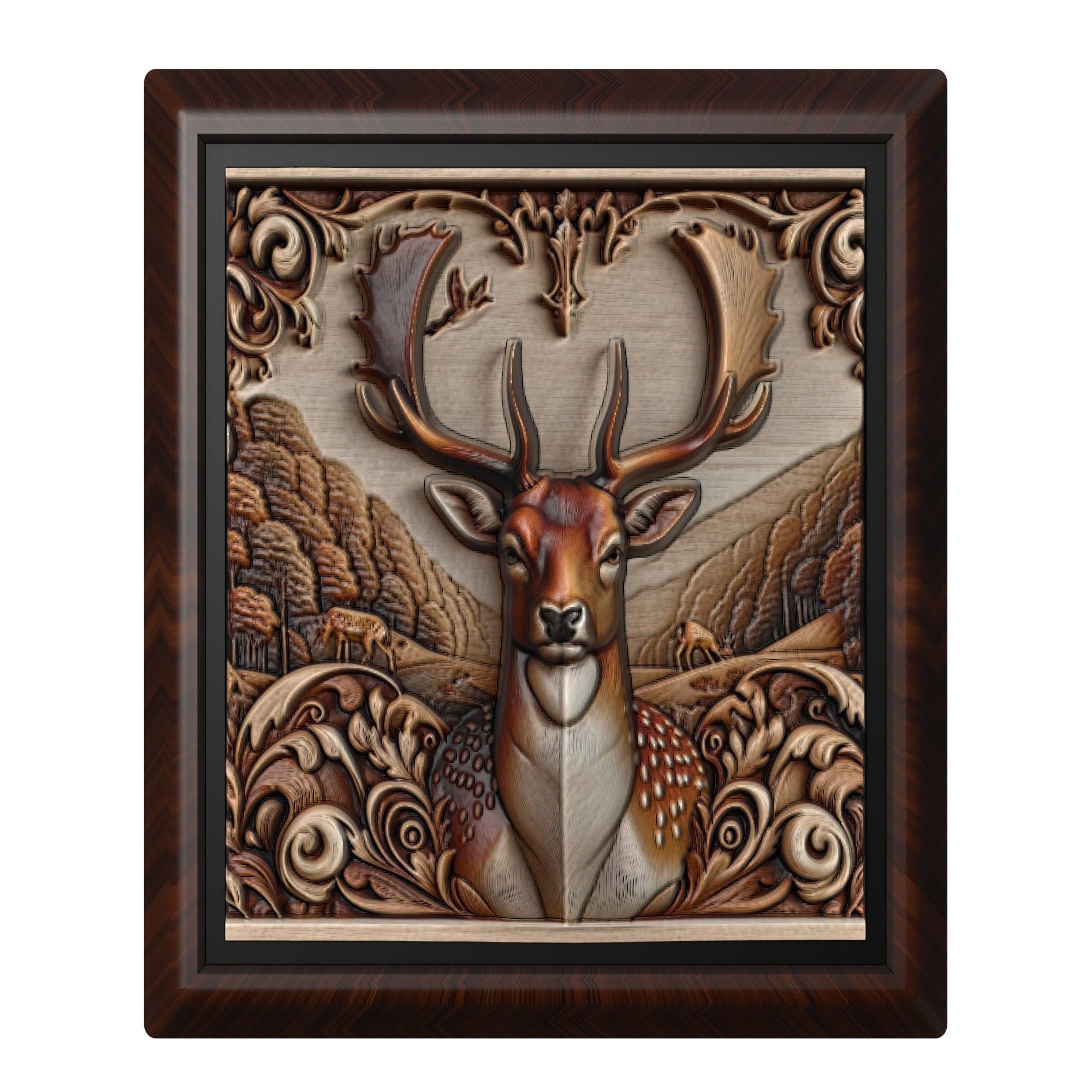 Fallow Deer Animal 3D print model_1