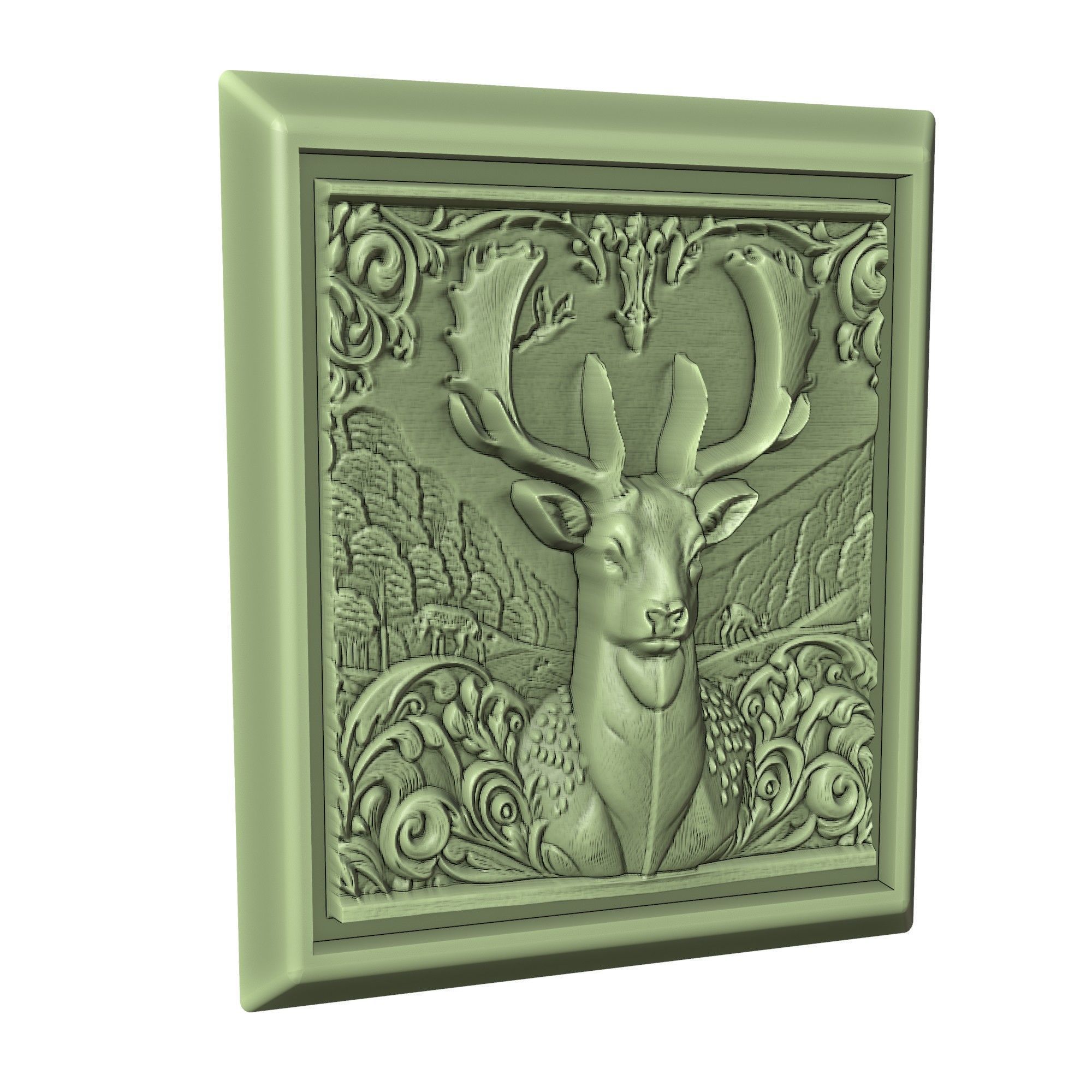 Fallow Deer Animal 3D print model_2