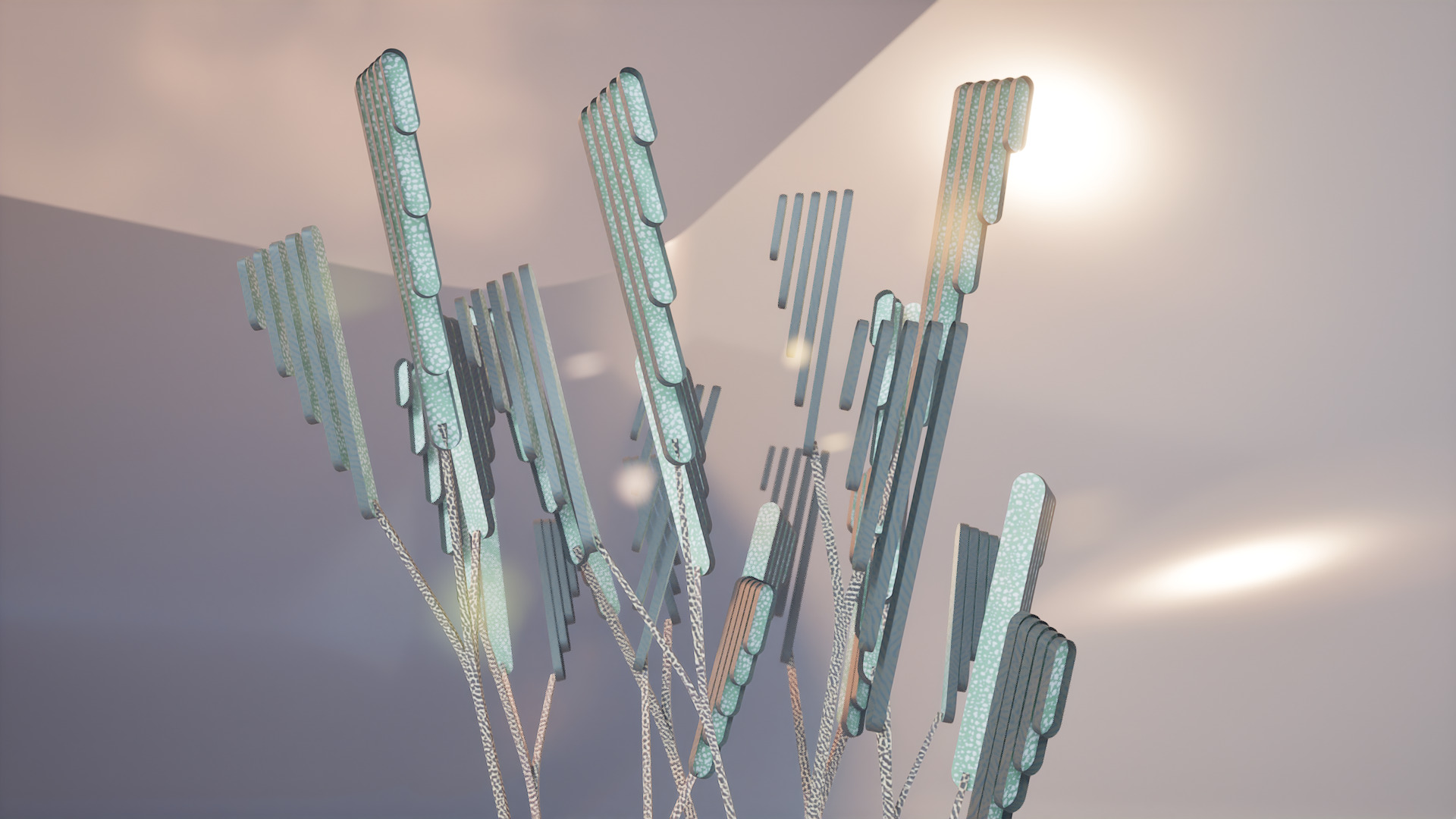 Conceptual shrub S1Av6 Low-poly 3D model_5