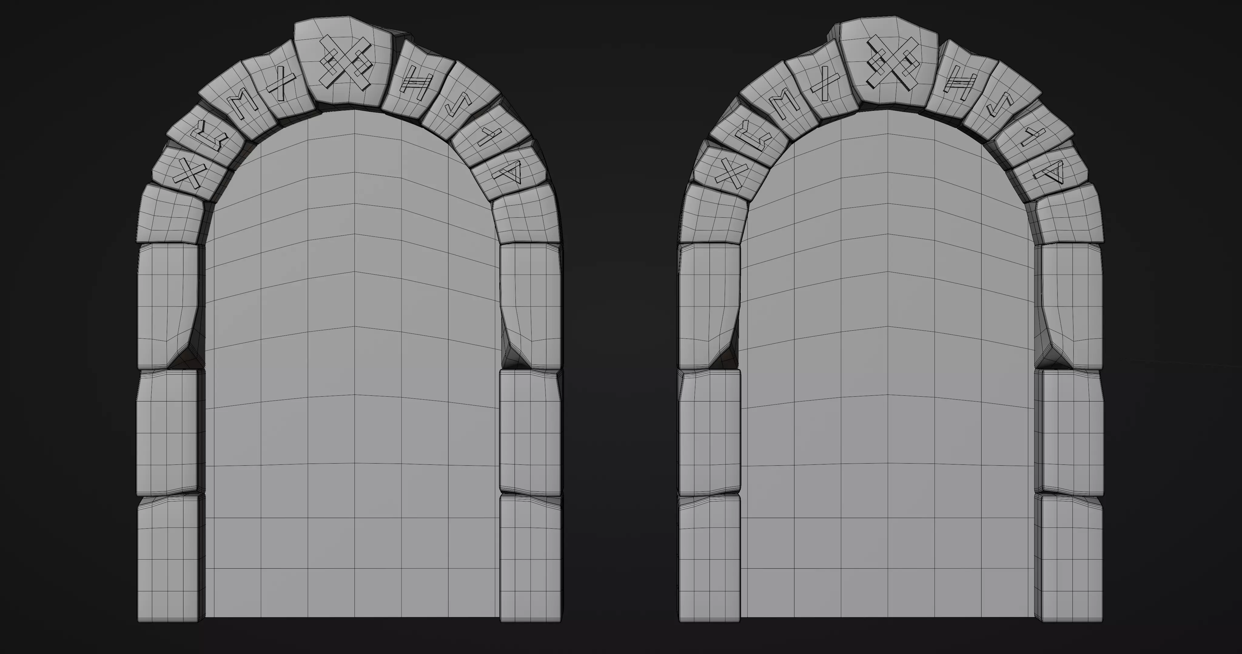 5 Ancient Magic Portals 3D model_9