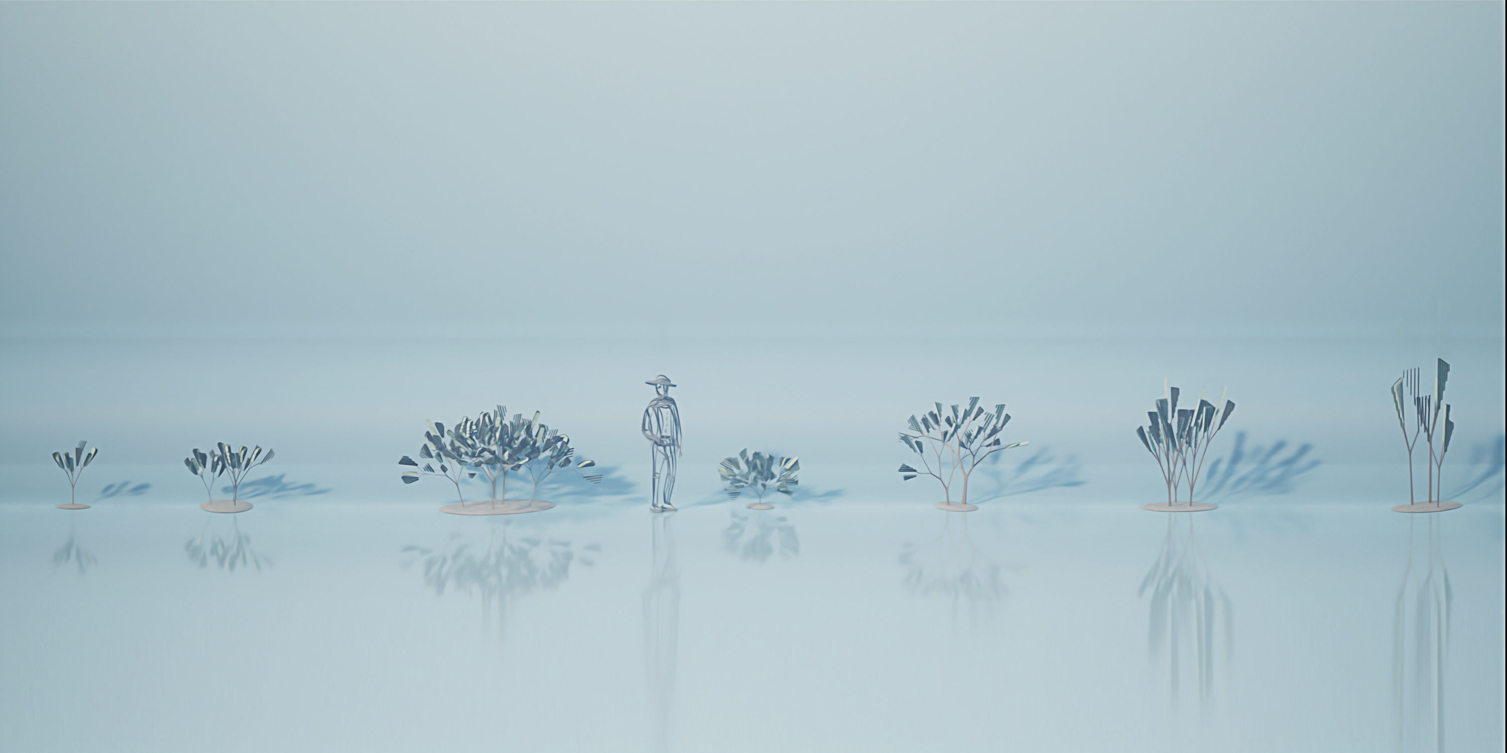 Conceptual shrub S1Av7 Low-poly 3D model_7