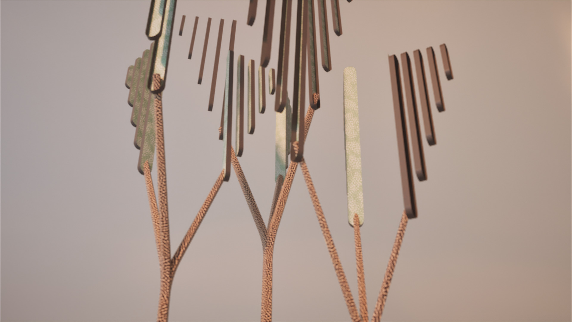 Conceptual shrub S1Av7 Low-poly 3D model_2