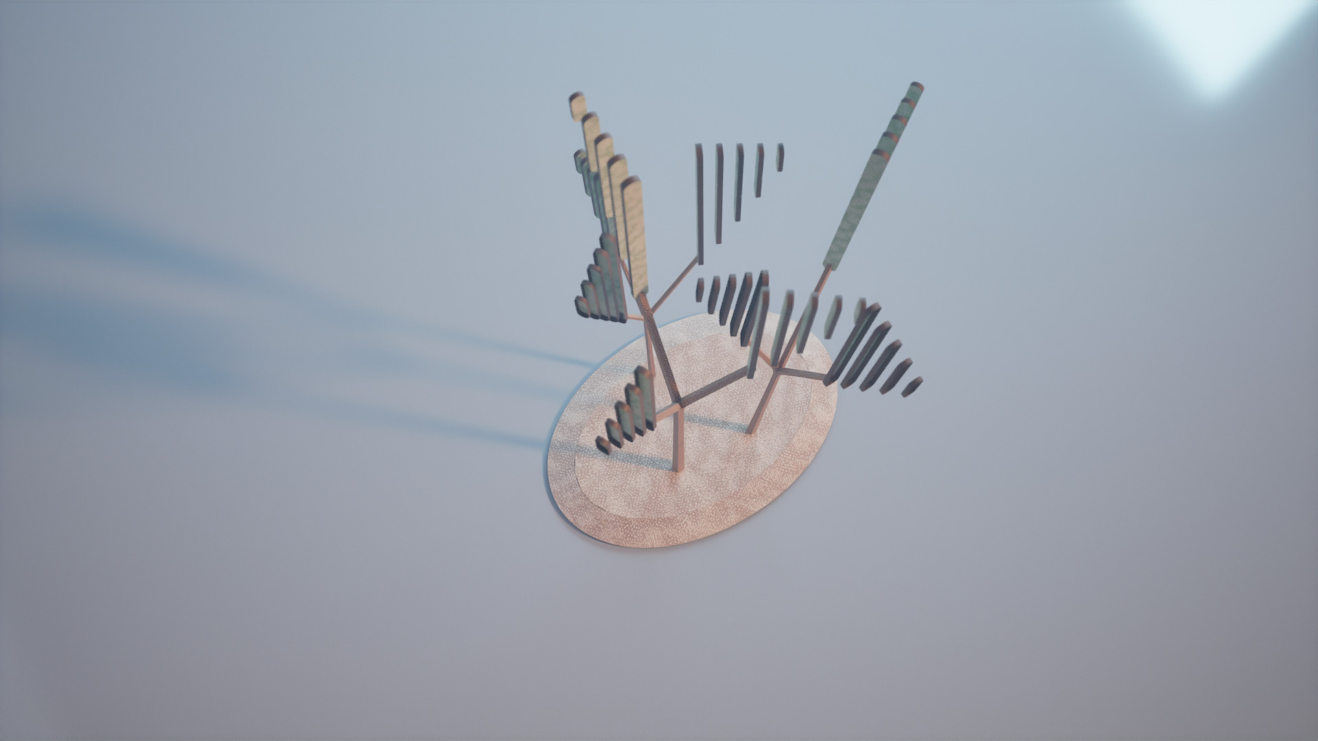 Conceptual shrub S1Av7 Low-poly 3D model_6