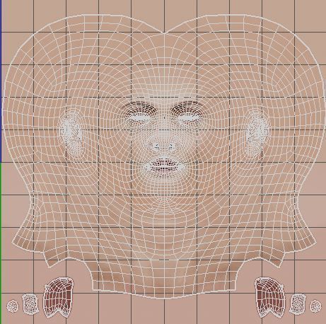 Cara Delevingne Character Low-poly 3D model_29