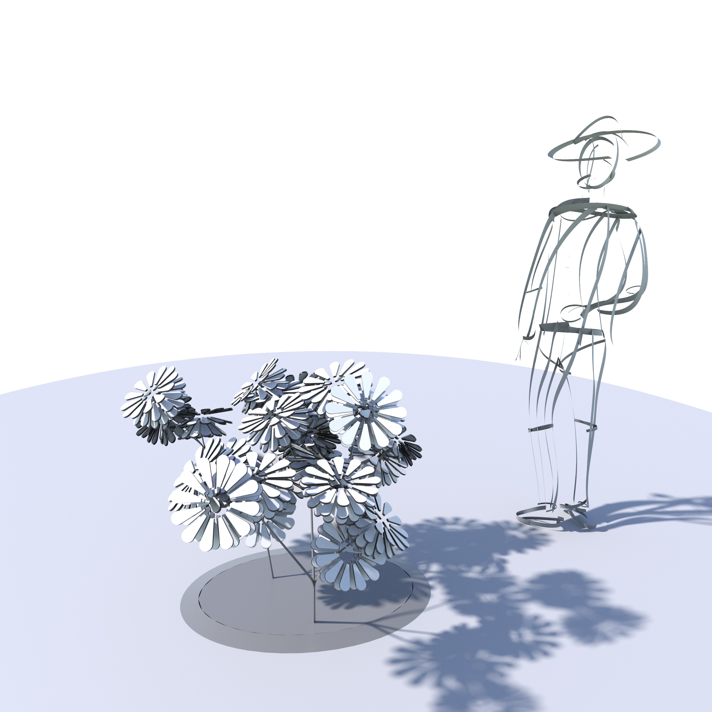 Conceptual shrub S1Bv2 Low-poly 3D model_9