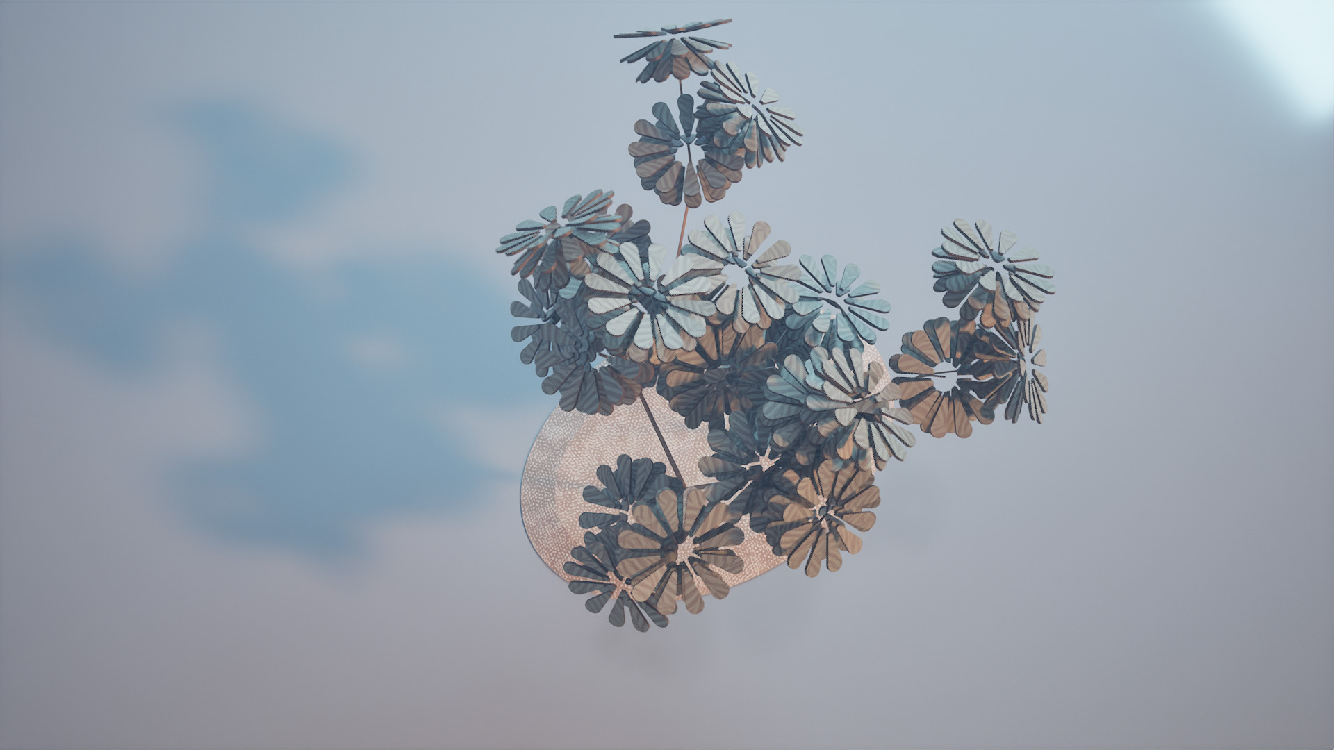 Conceptual shrub S1Bv2 Low-poly 3D model_4