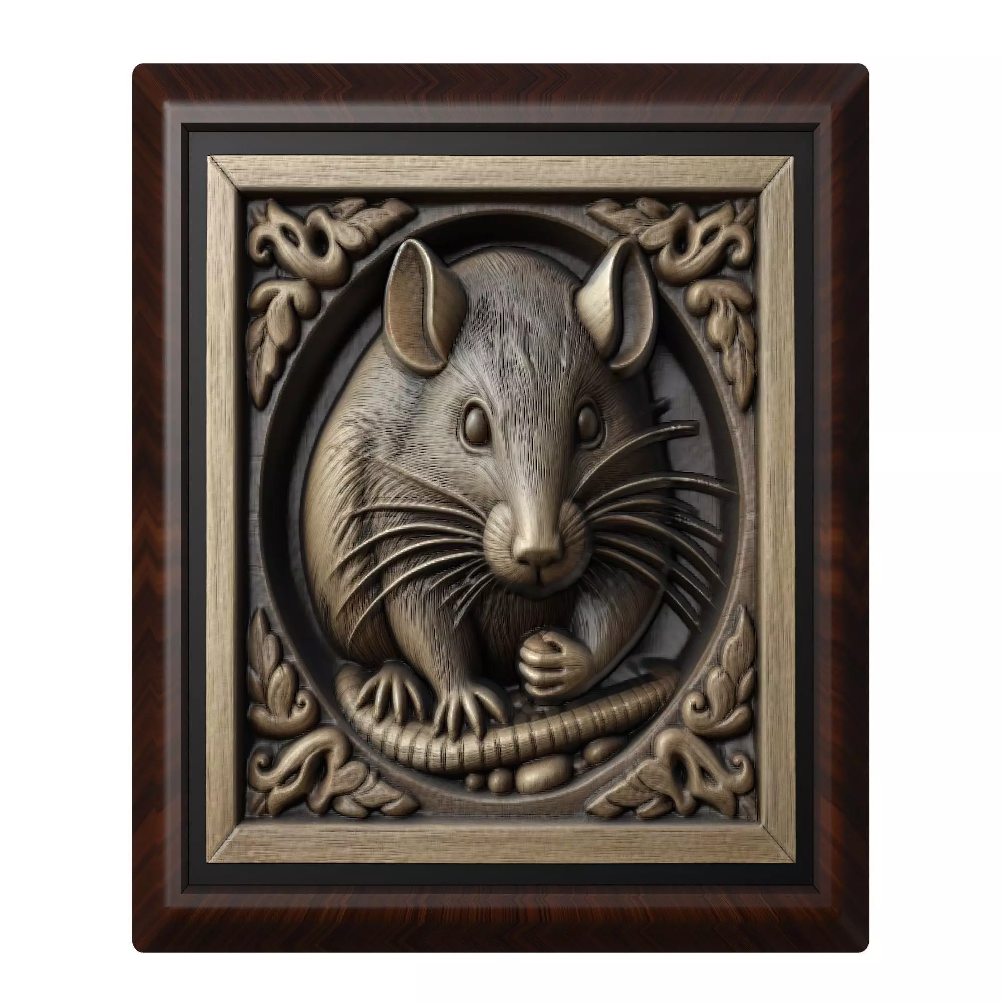 Rat Animal 3D print model_0