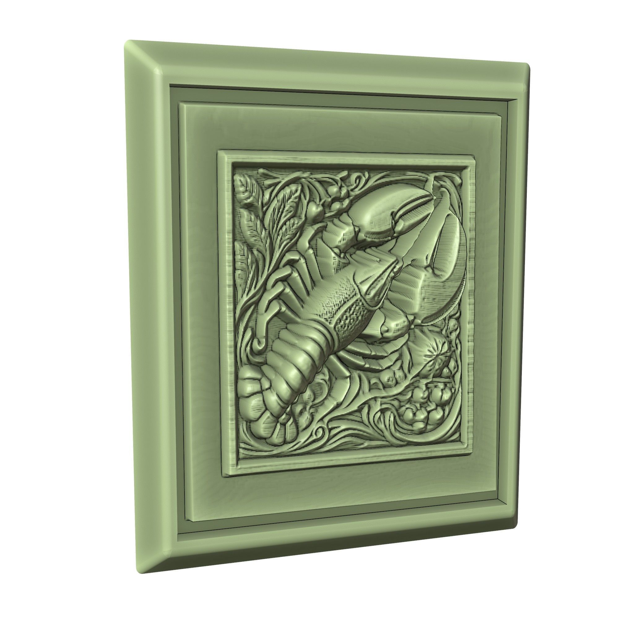 Lobster Animal 3D print model_3