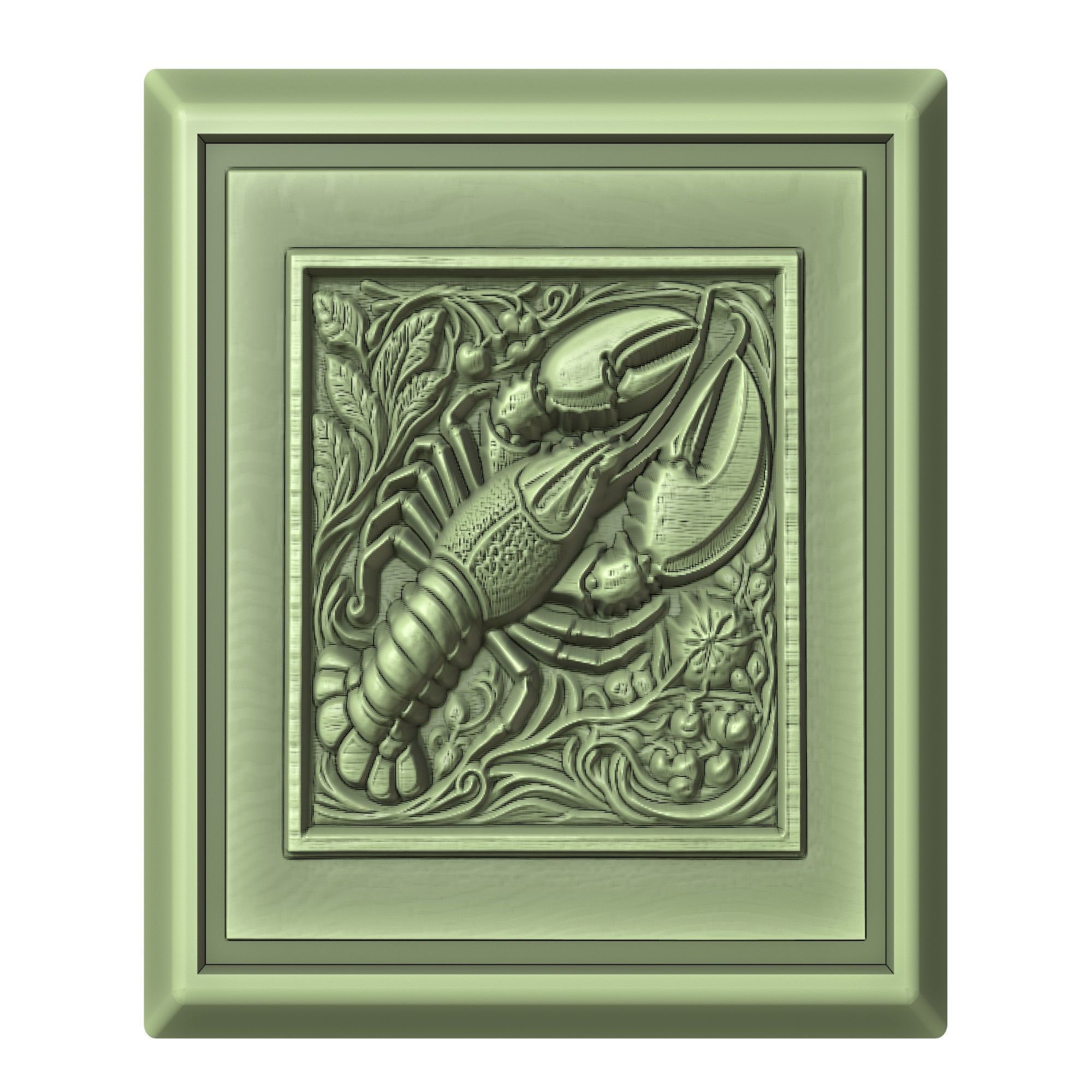 Lobster Animal 3D print model_2