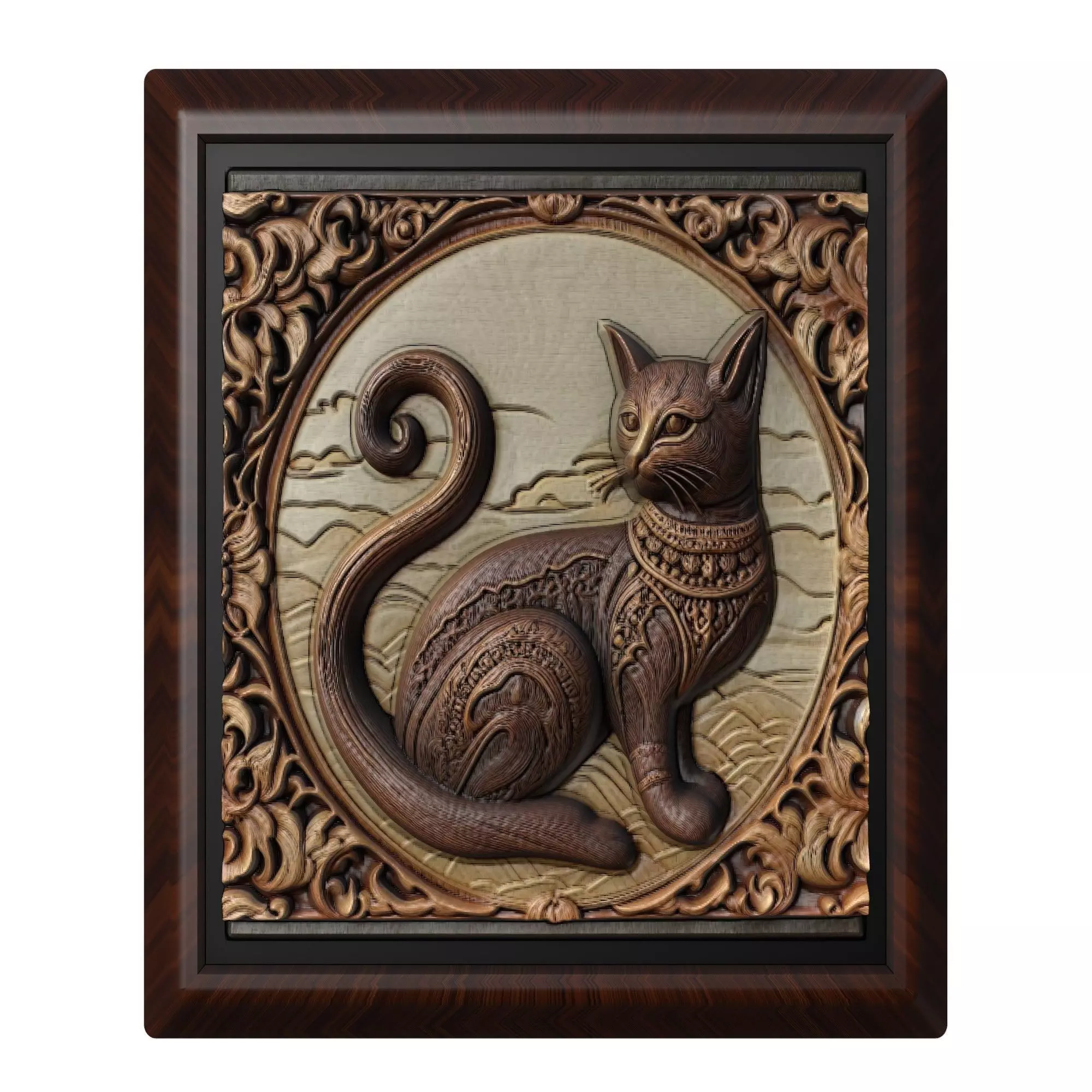 Cat Animal 3D print model_0