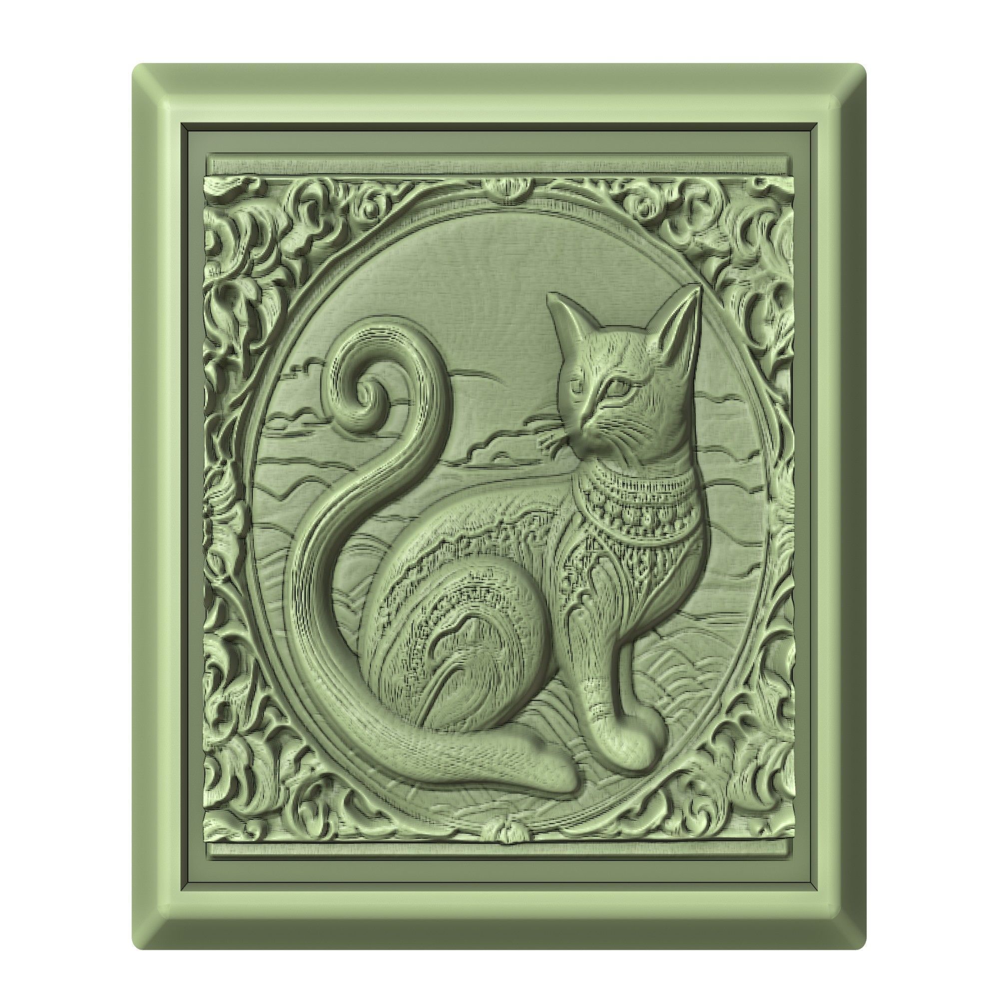 Cat Animal 3D print model_2