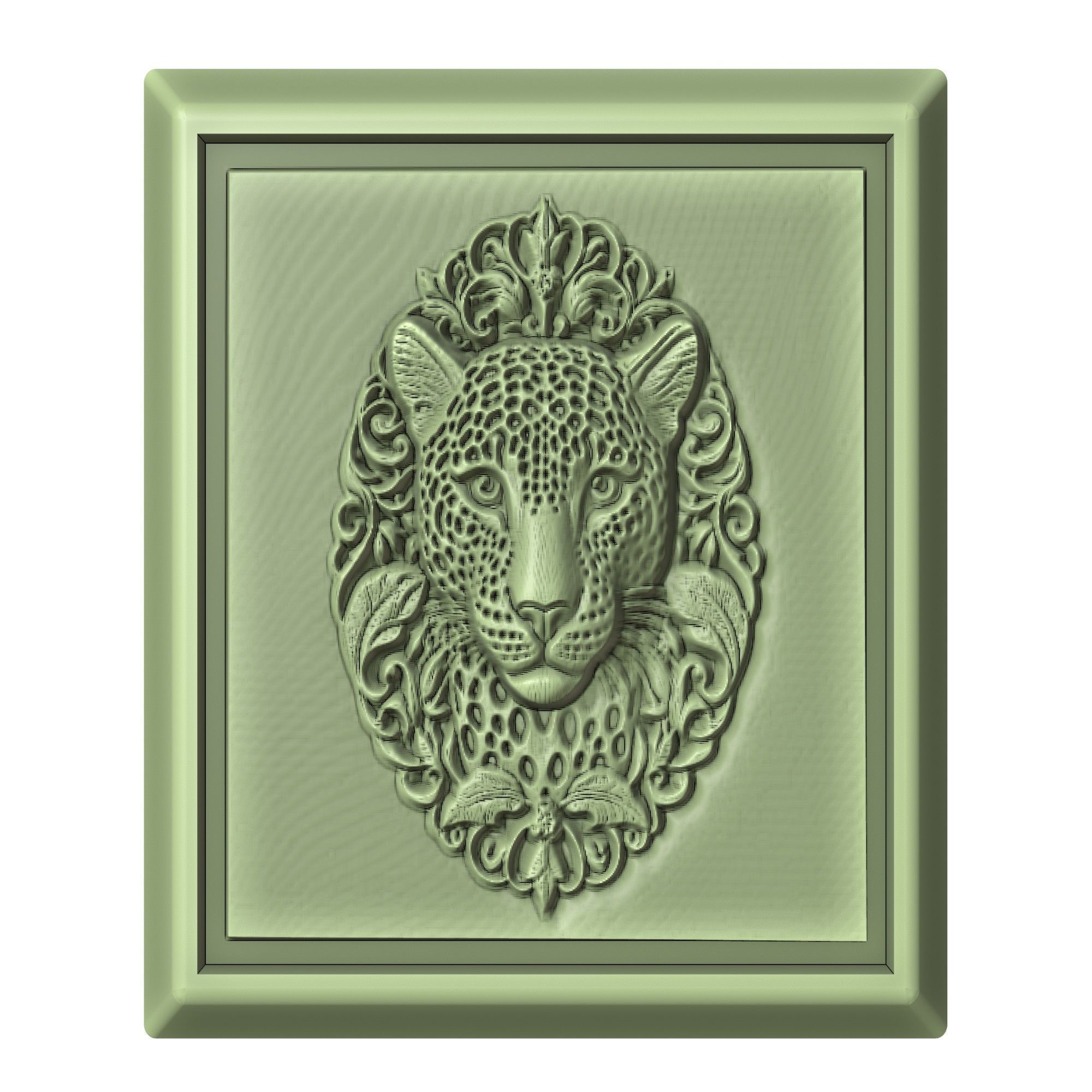 Leopard Animal 3D print model_2