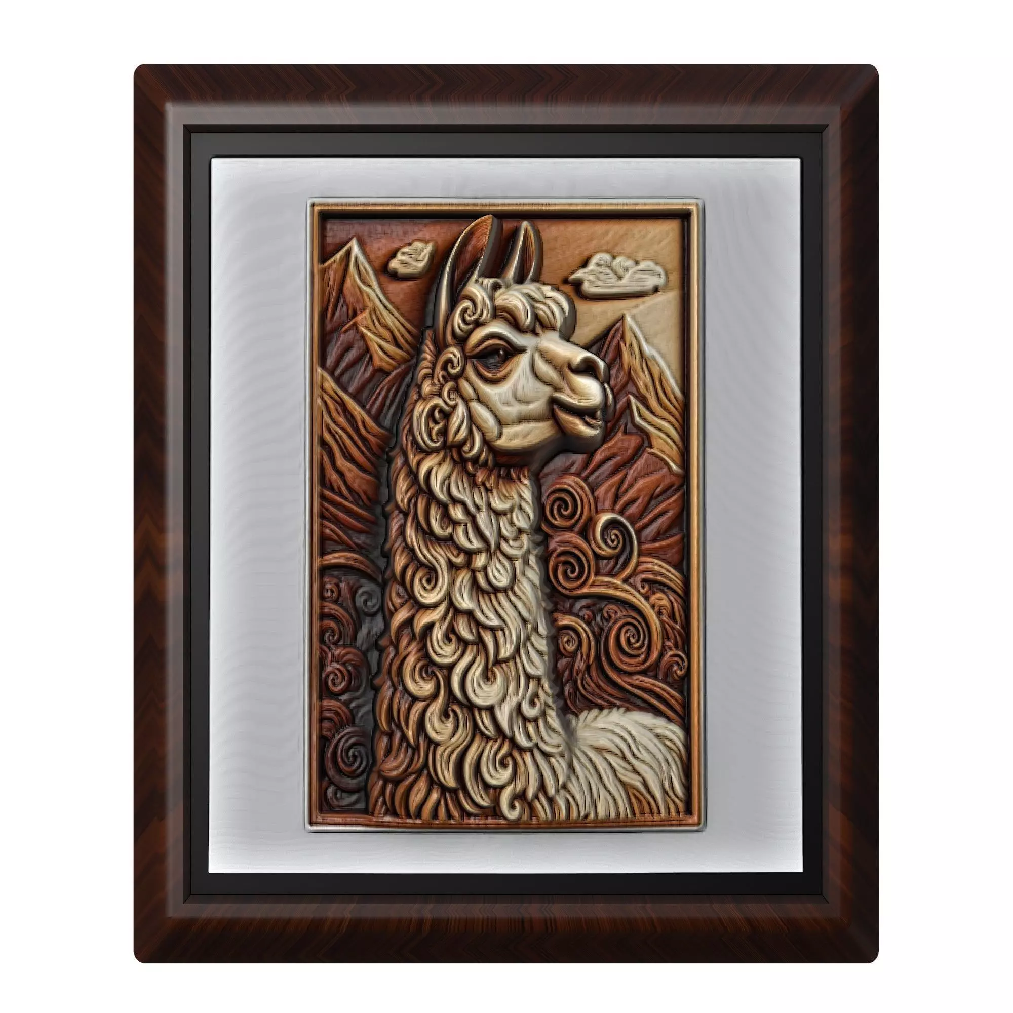 Llama Animal 3D print model_0