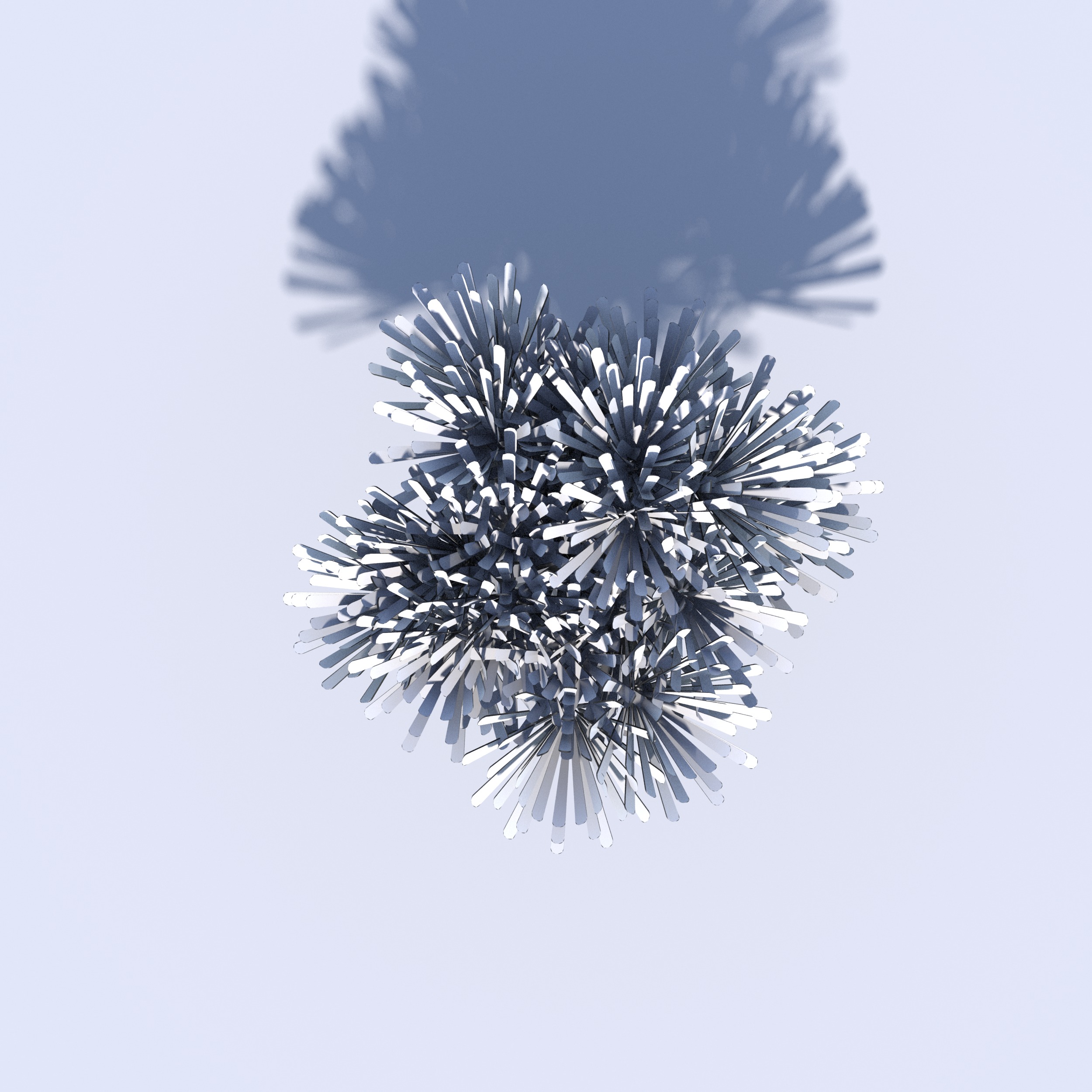 Conceptual shrub S1Bv6 Low-poly 3D model_9