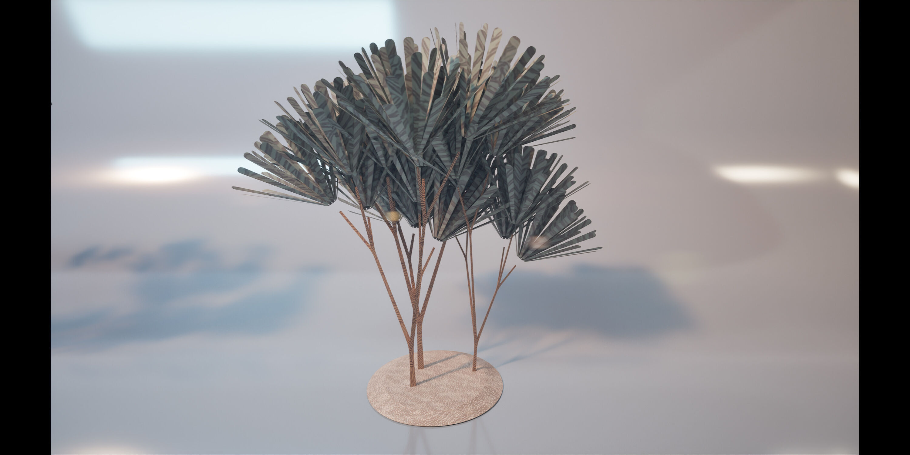 Conceptual shrub S1Bv6 Low-poly 3D model_3