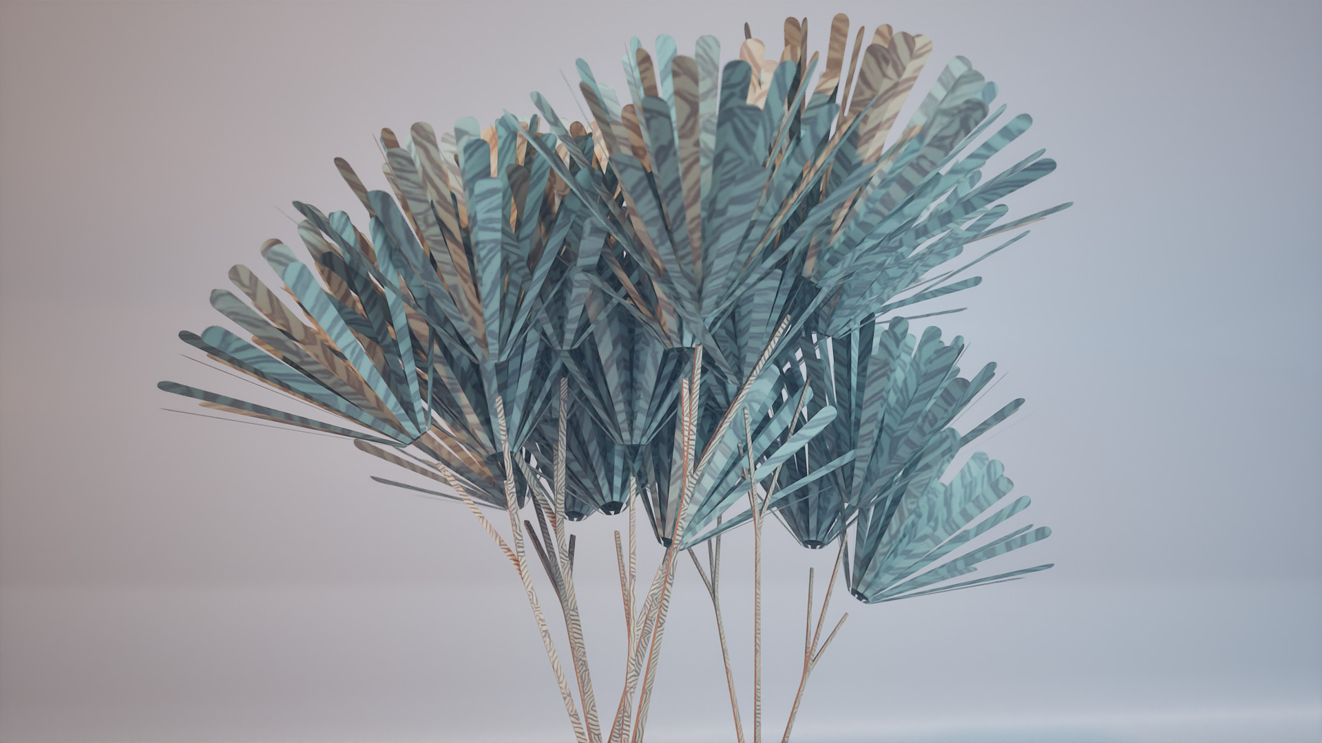 Conceptual shrub S1Bv6 Low-poly 3D model_5