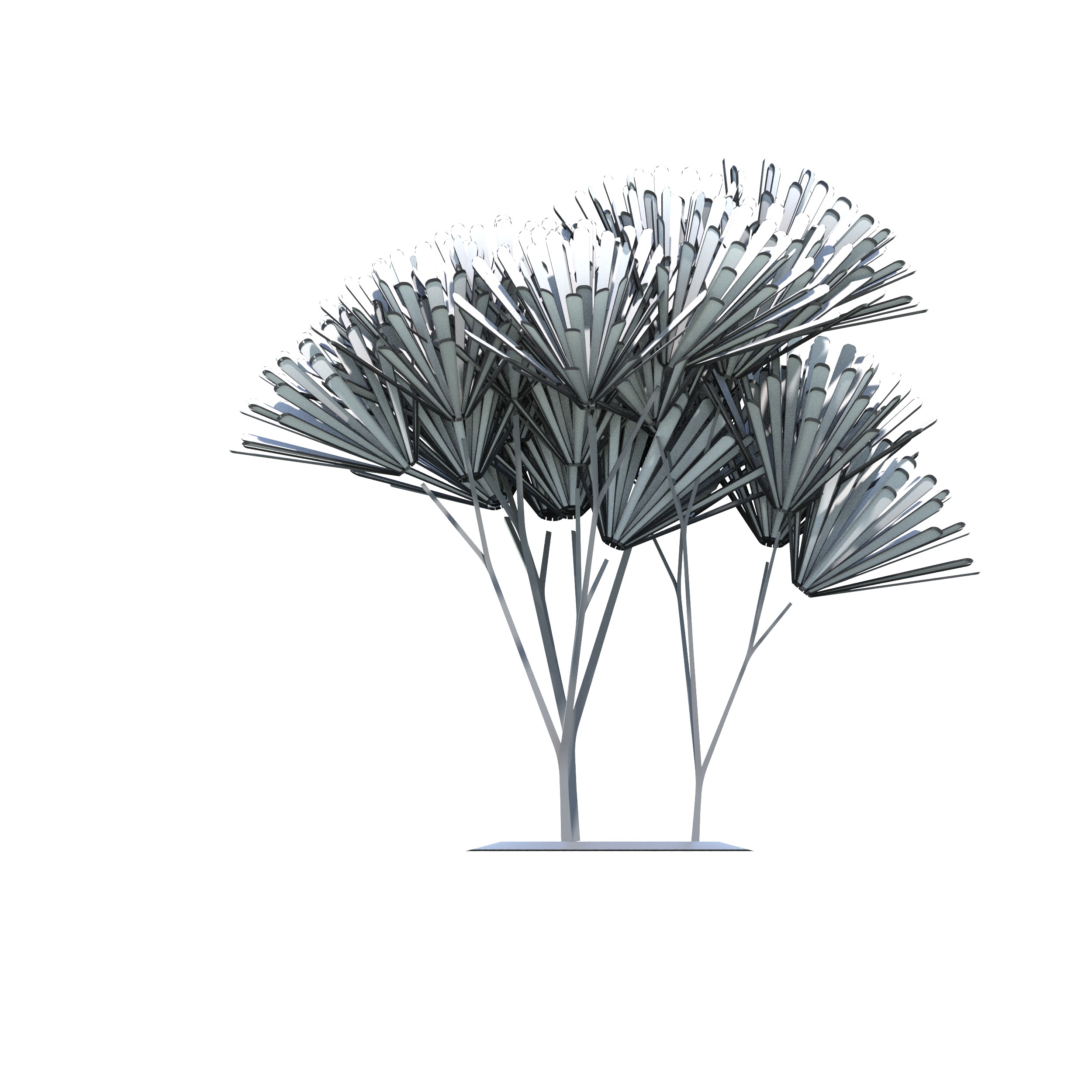 Conceptual shrub S1Bv6 Low-poly 3D model_16