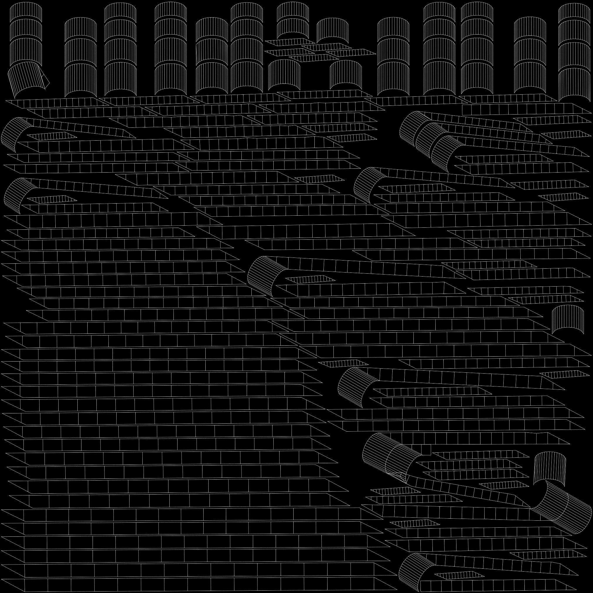 Conceptual shrub S1Cv1 Low-poly 3D model_22
