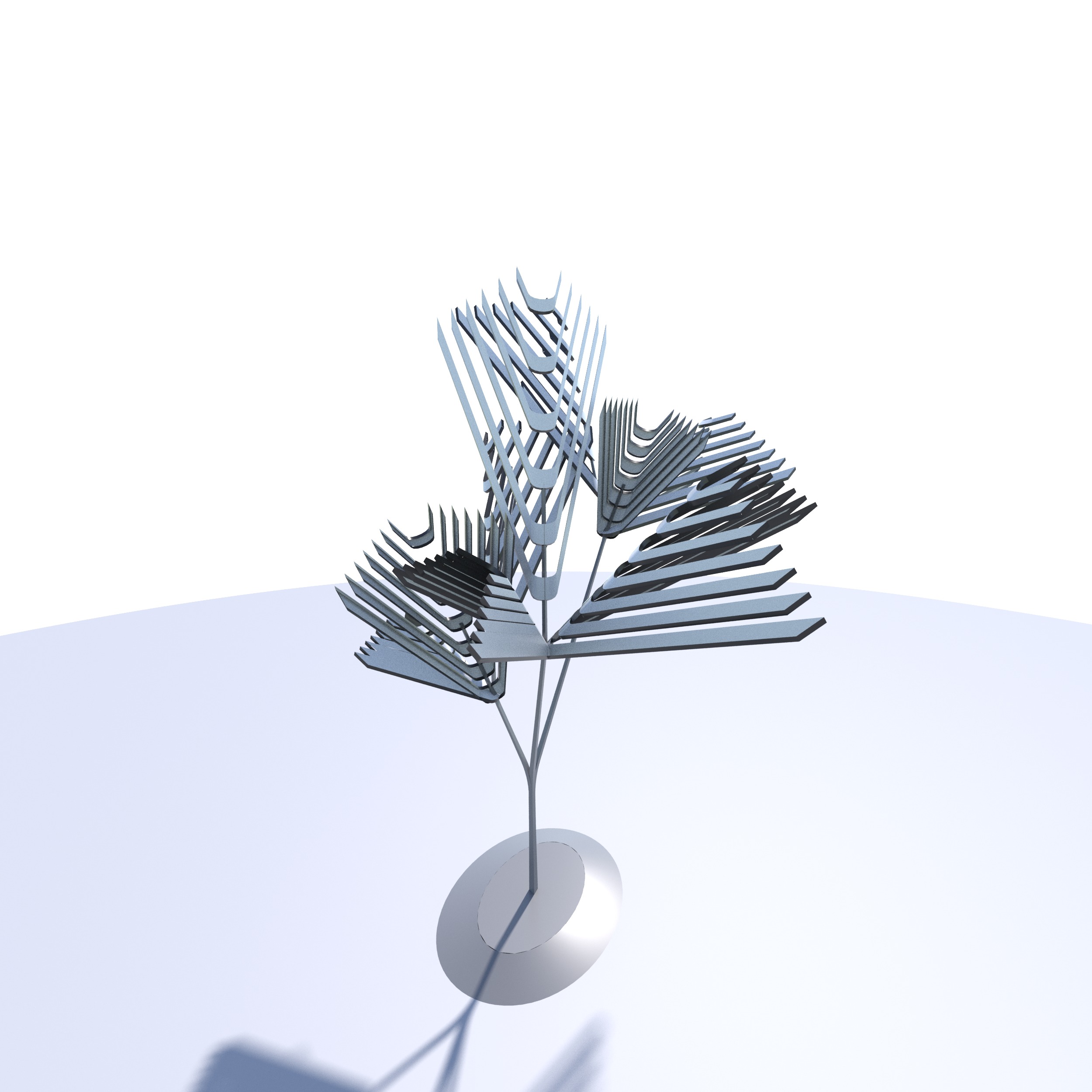 Conceptual shrub S1Cv1 Low-poly 3D model_14