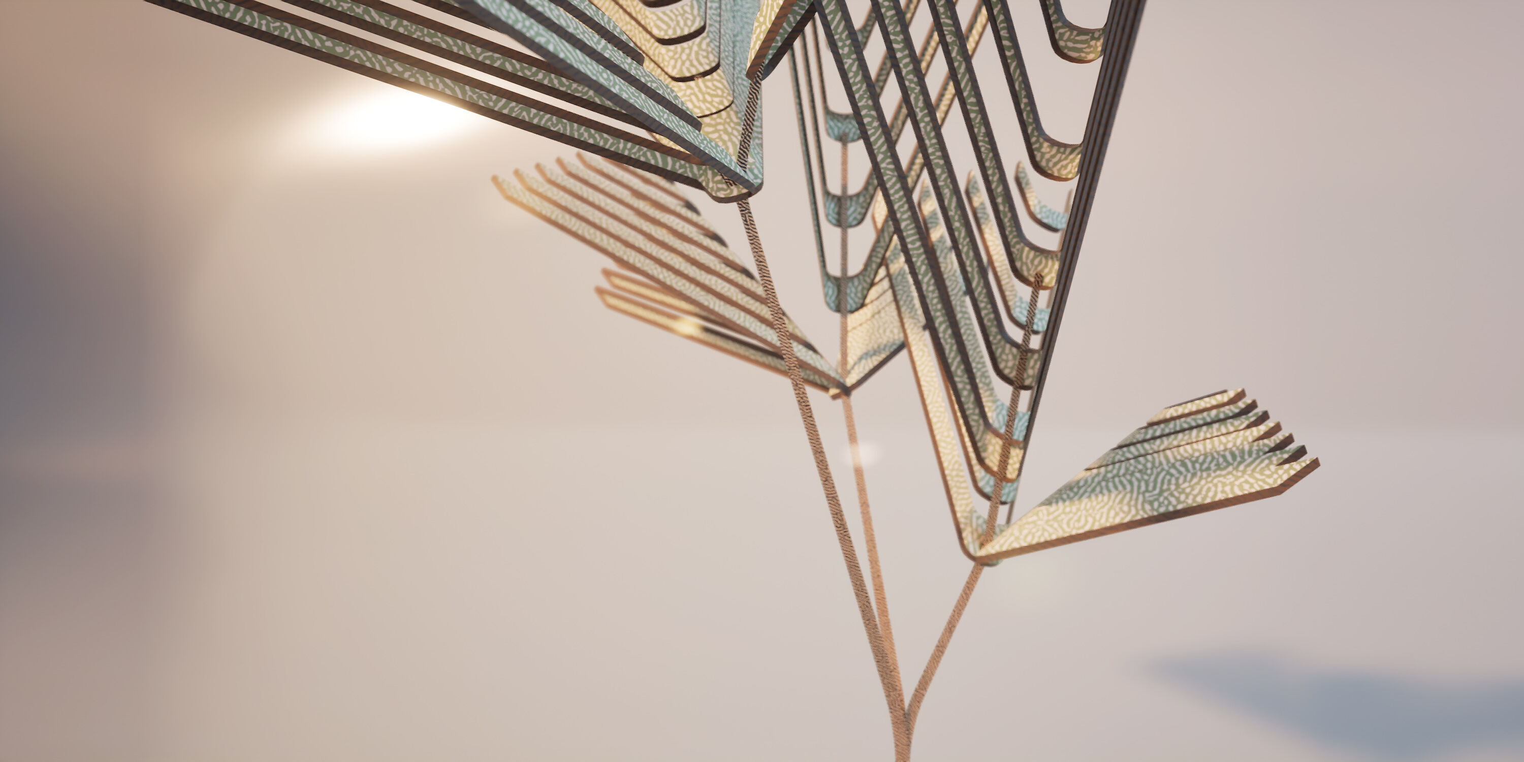 Conceptual shrub S1Cv1 Low-poly 3D model_3