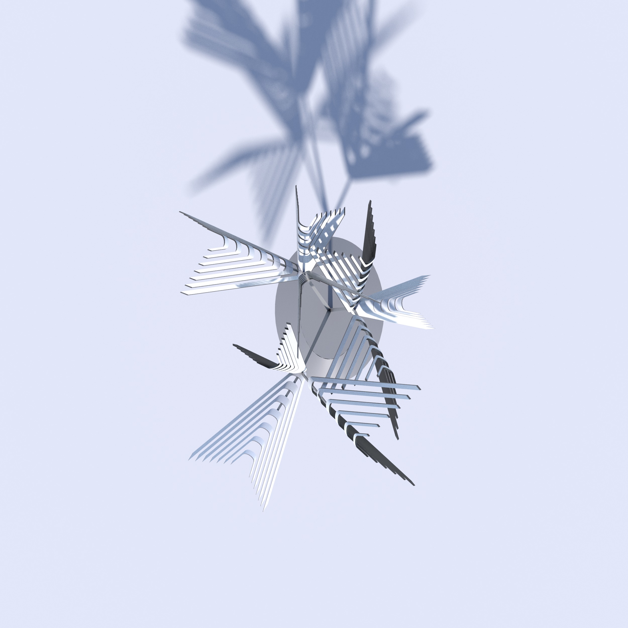 Conceptual shrub S1Cv1 Low-poly 3D model_20