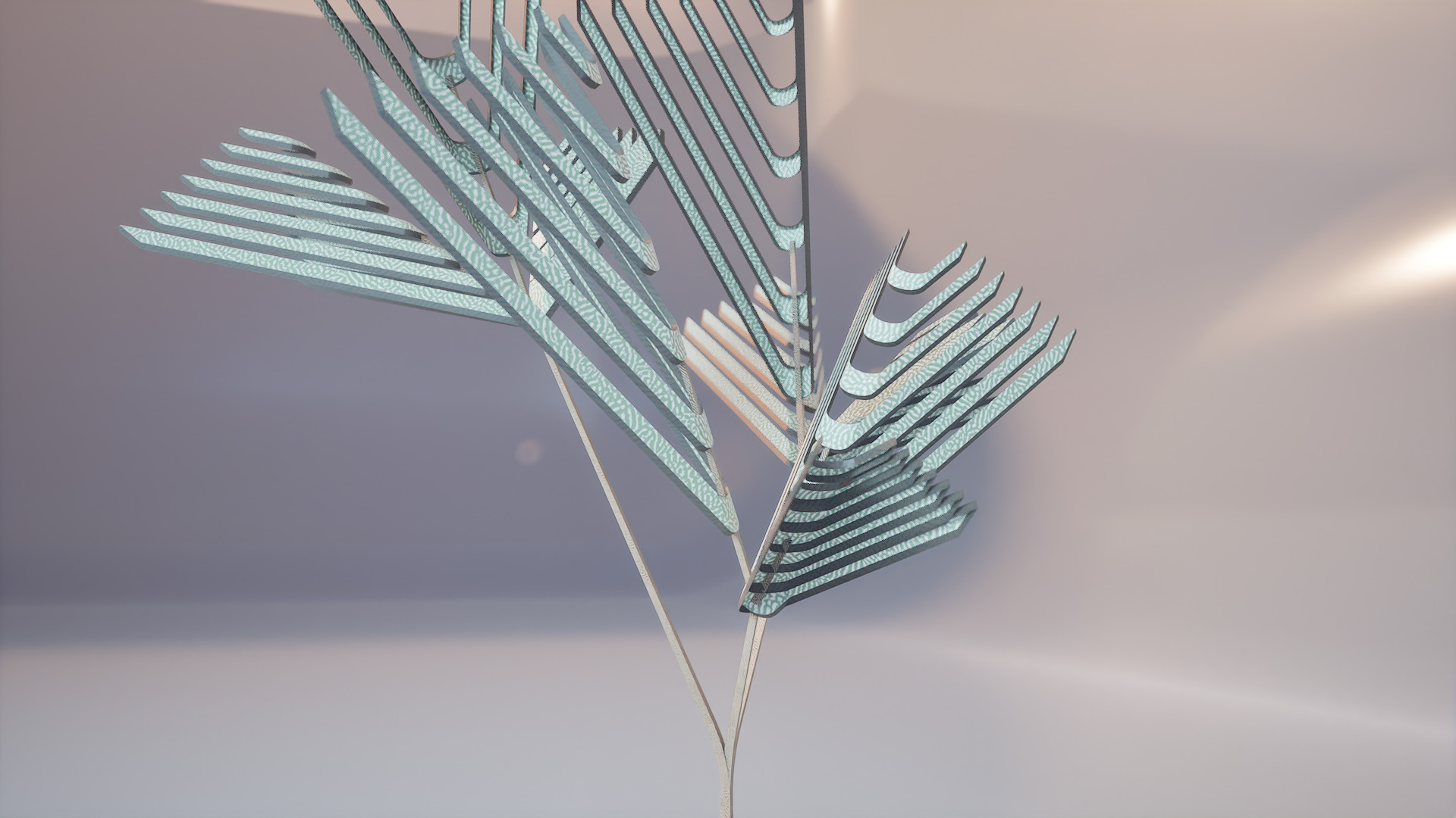 Conceptual shrub S1Cv1 Low-poly 3D model_2