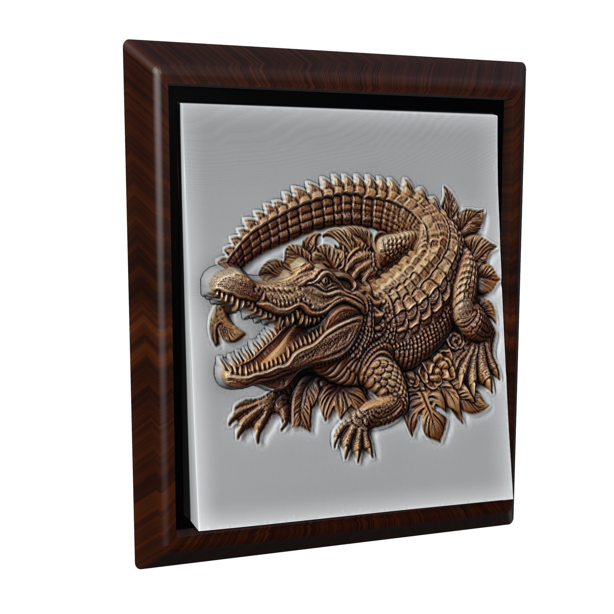 Crocodile Animal 3D print model_1