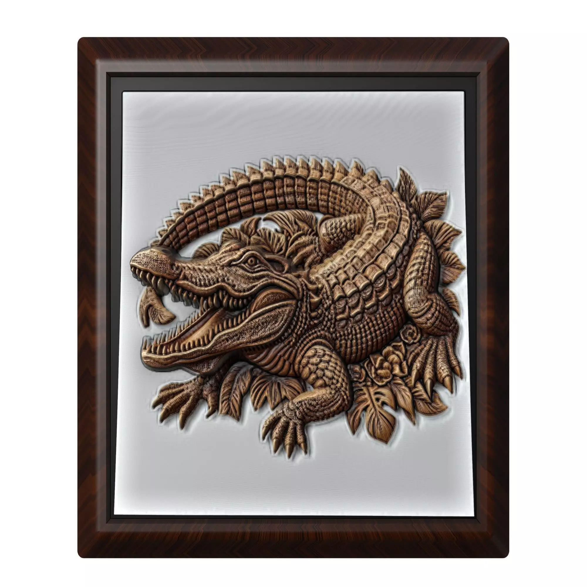 Crocodile Animal 3D print model_0