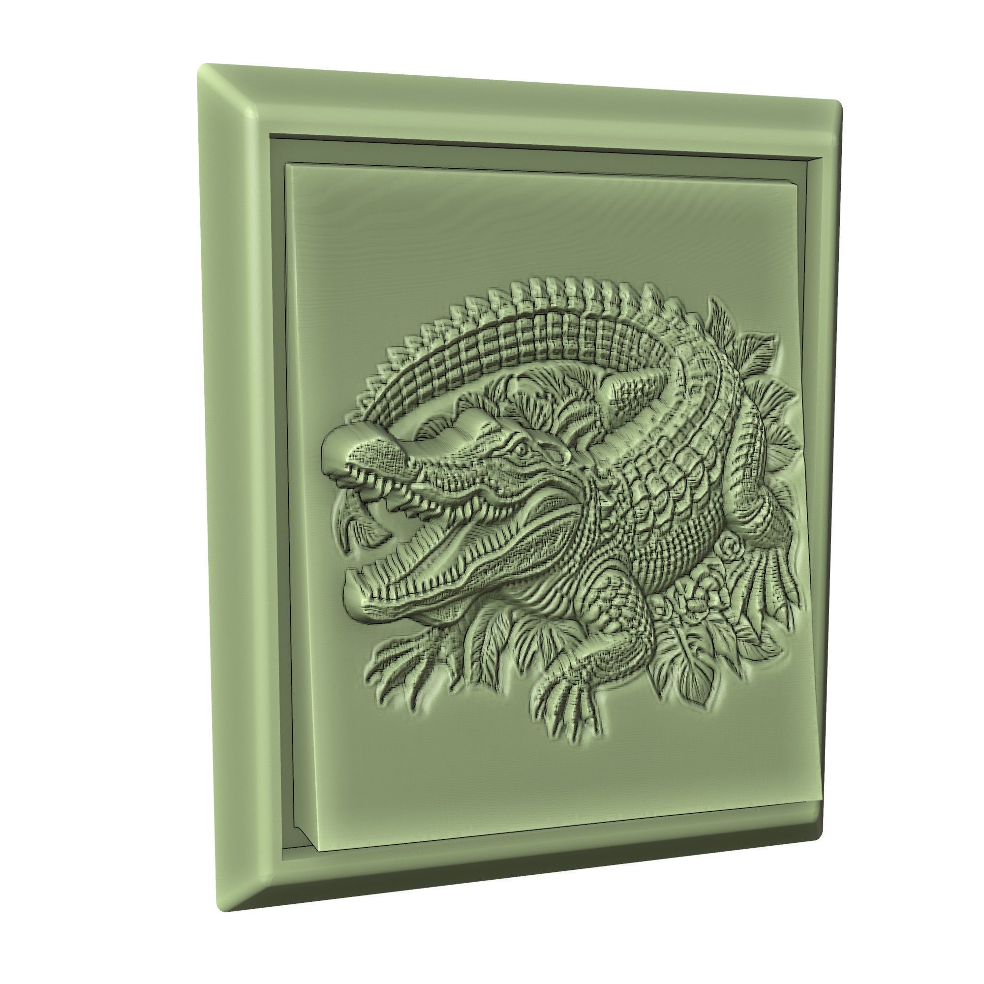 Crocodile Animal 3D print model_3