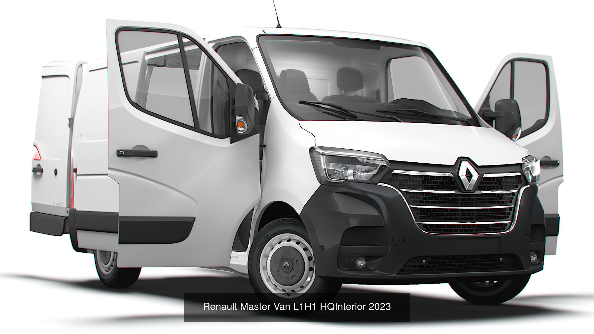 Renault Master Van L3H2 HQInterior 2023 3D Model Collection_4