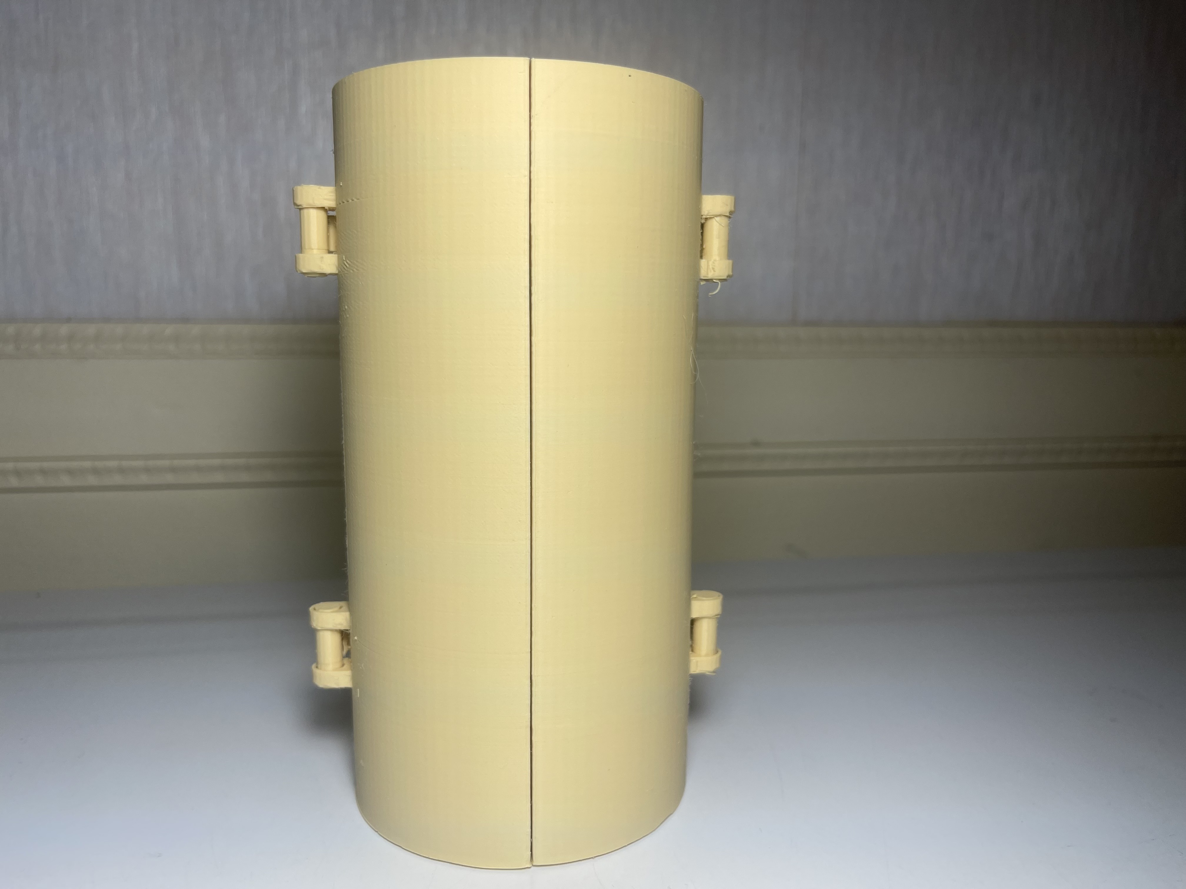 Open cylinder sculpture of jesus christ  3D print model_1