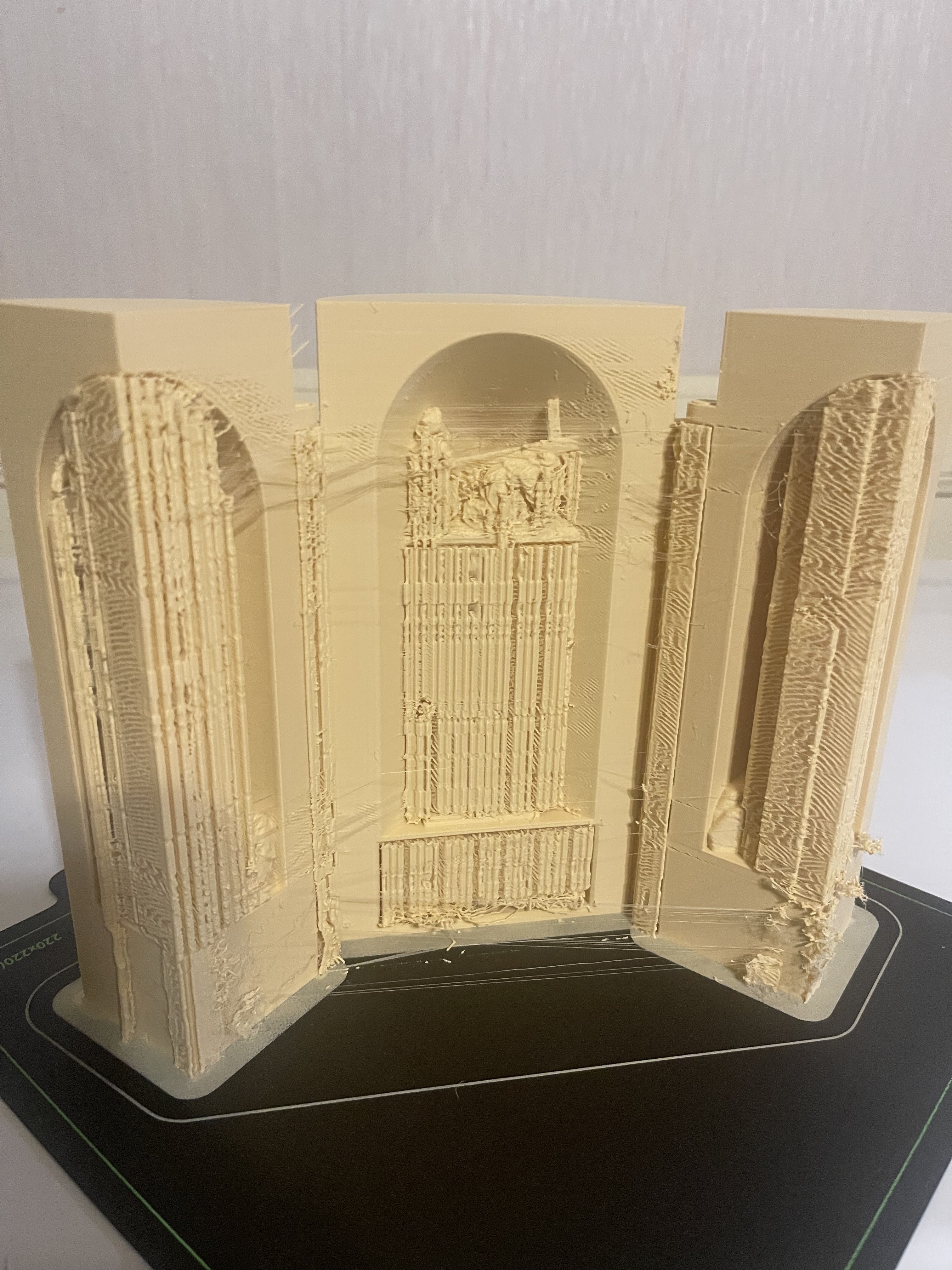 Open cylinder sculpture of jesus christ  3D print model_7