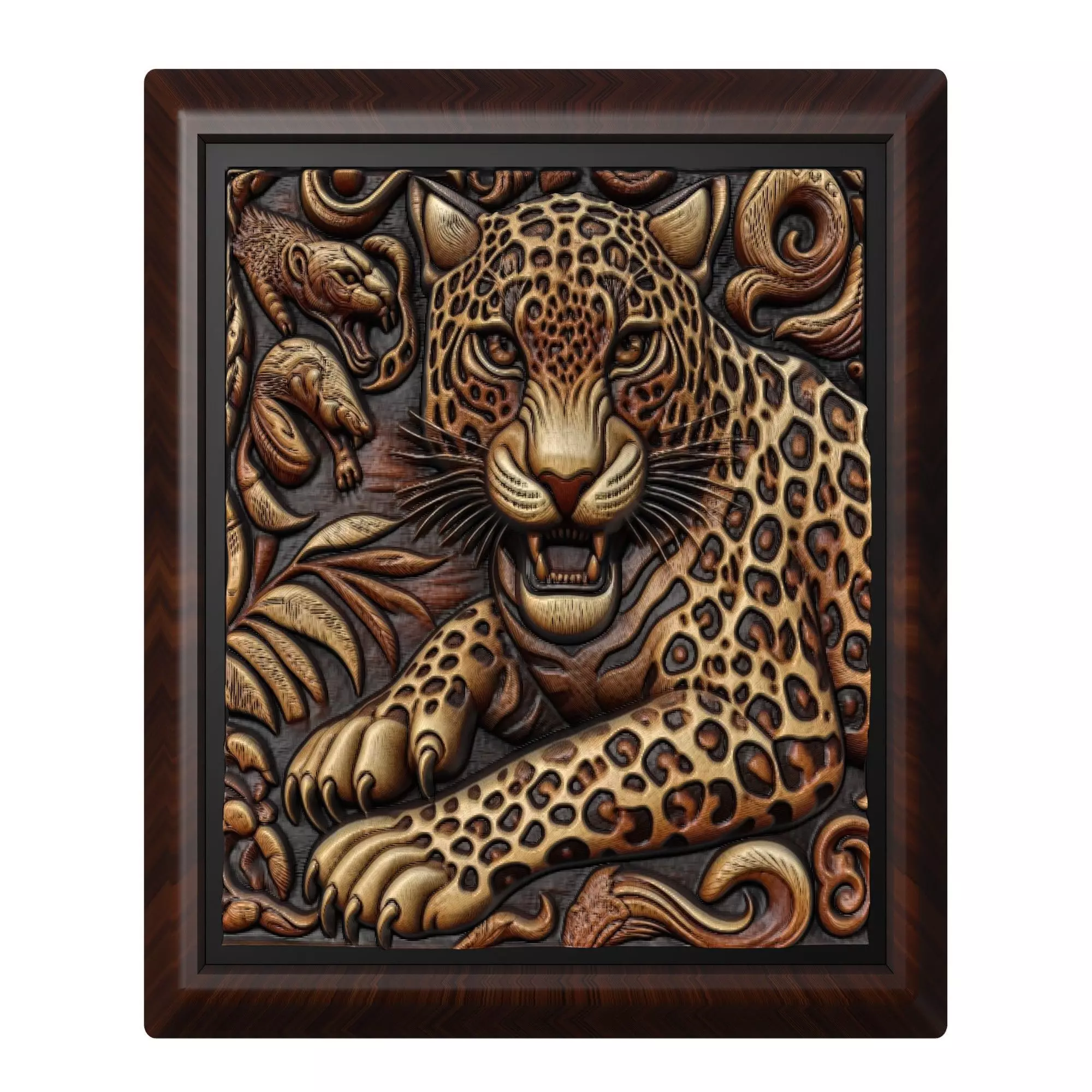 Jaguar Animal 3D print model_0