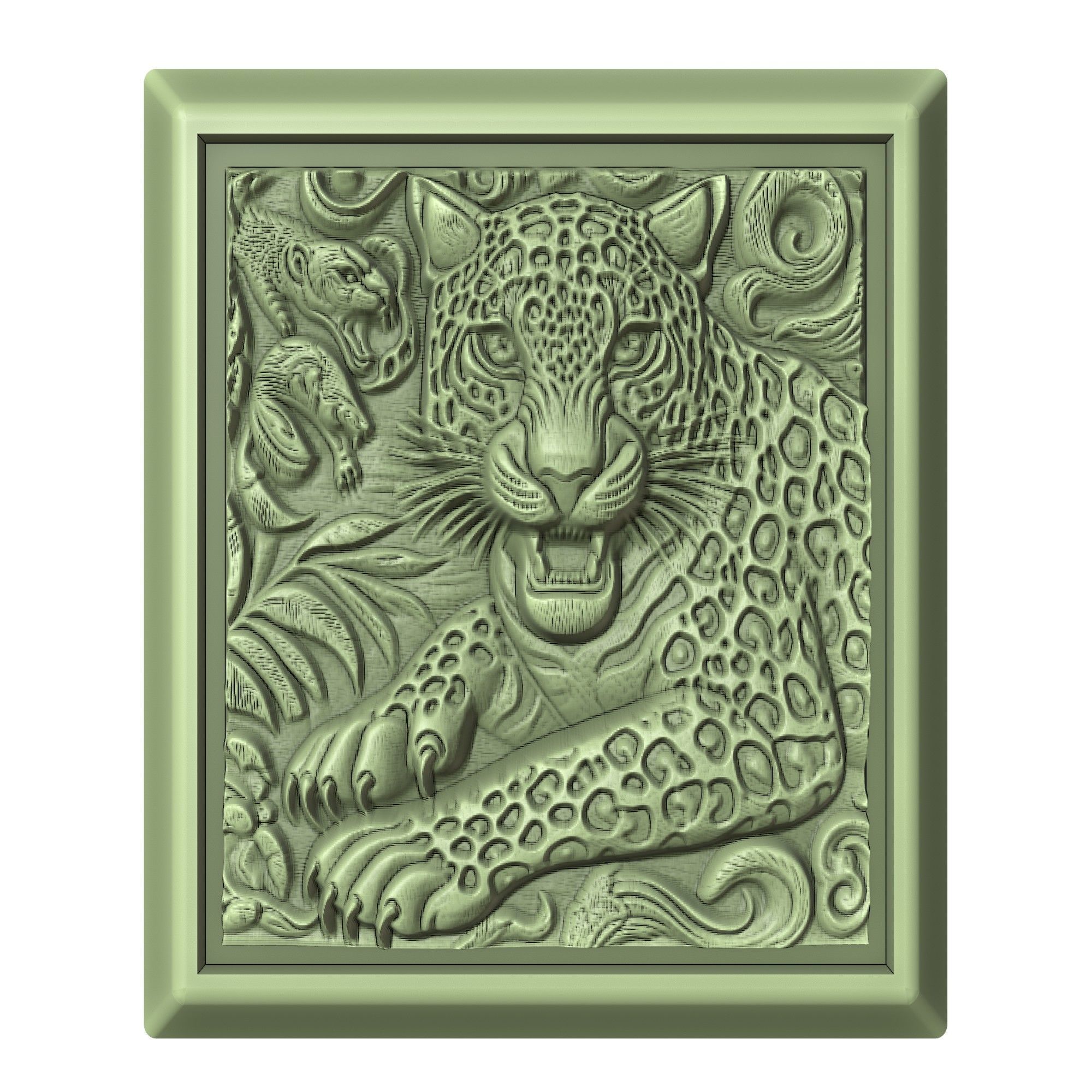 Jaguar Animal 3D print model_2