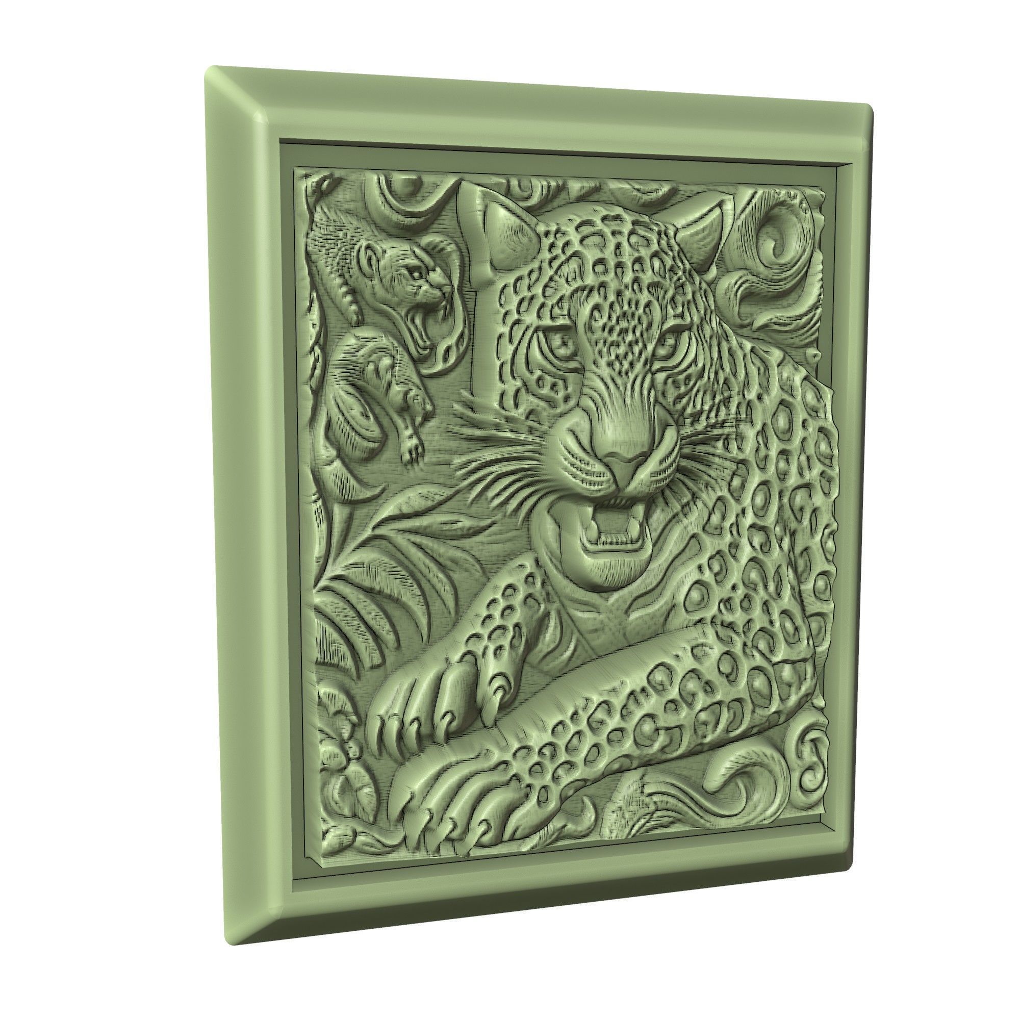 Jaguar Animal 3D print model_3