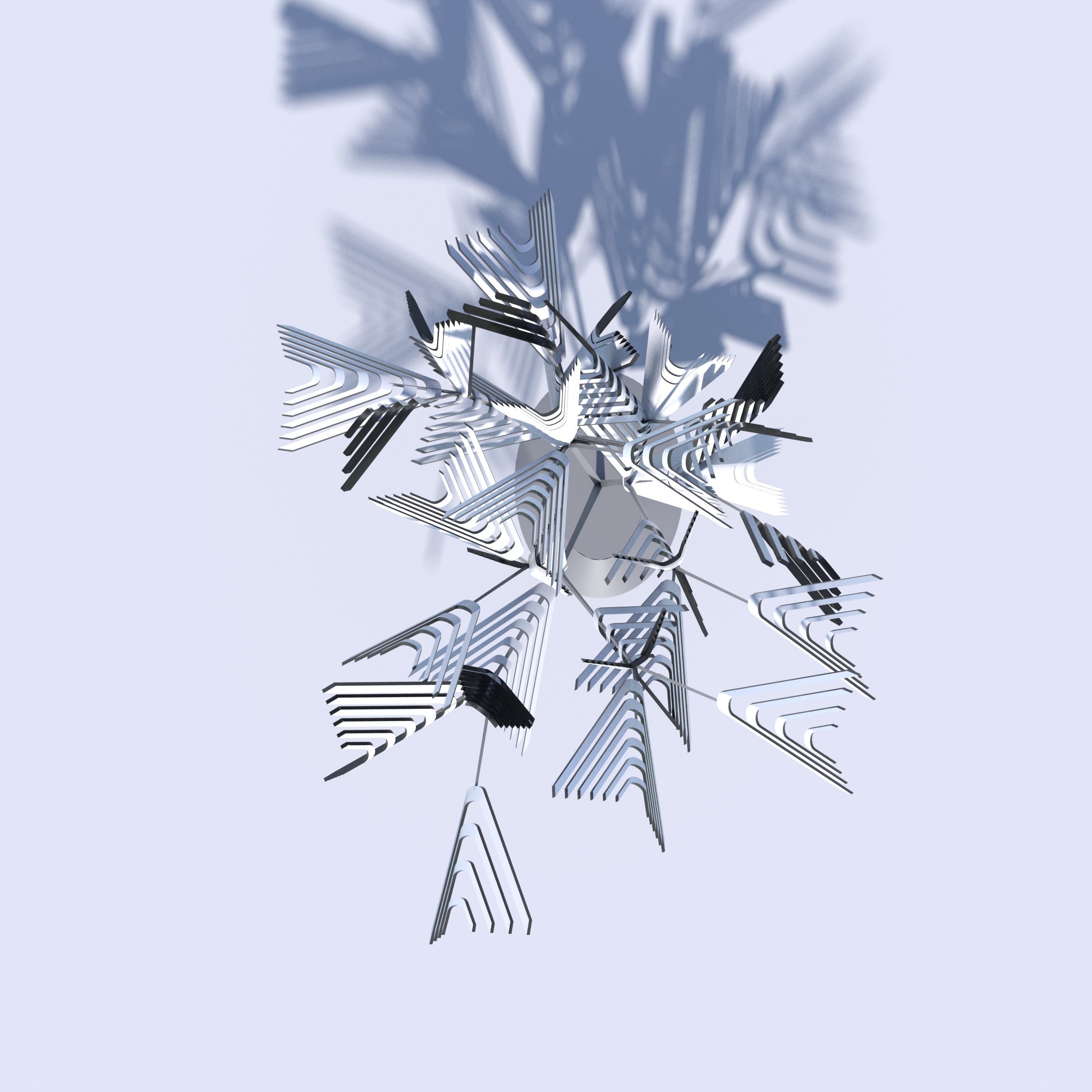 Conceptual shrub S1Cv4 Low-poly 3D model_20