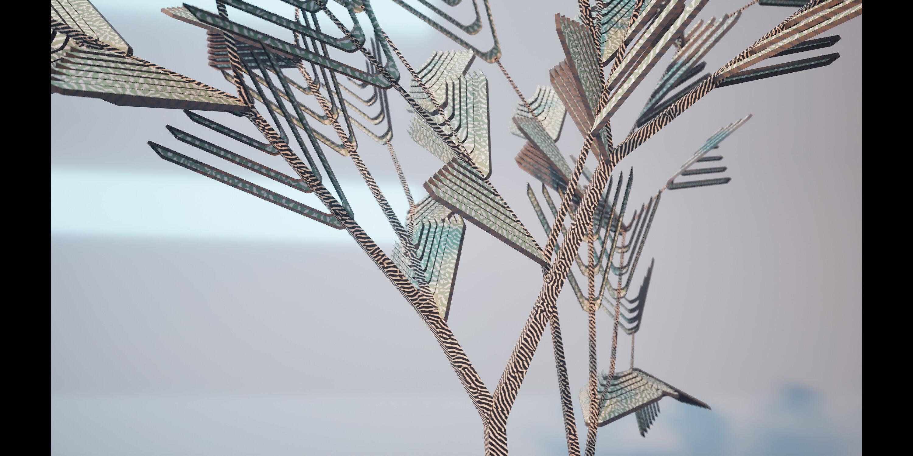 Conceptual shrub S1Cv4 Low-poly 3D model_3