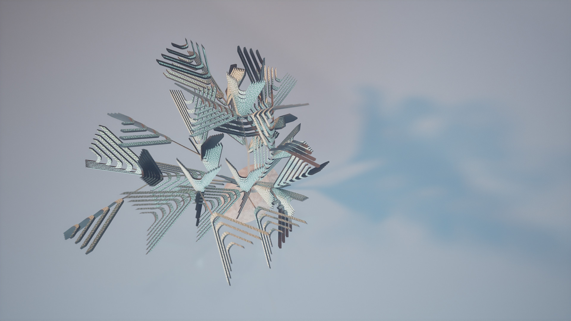 Conceptual shrub S1Cv4 Low-poly 3D model_6