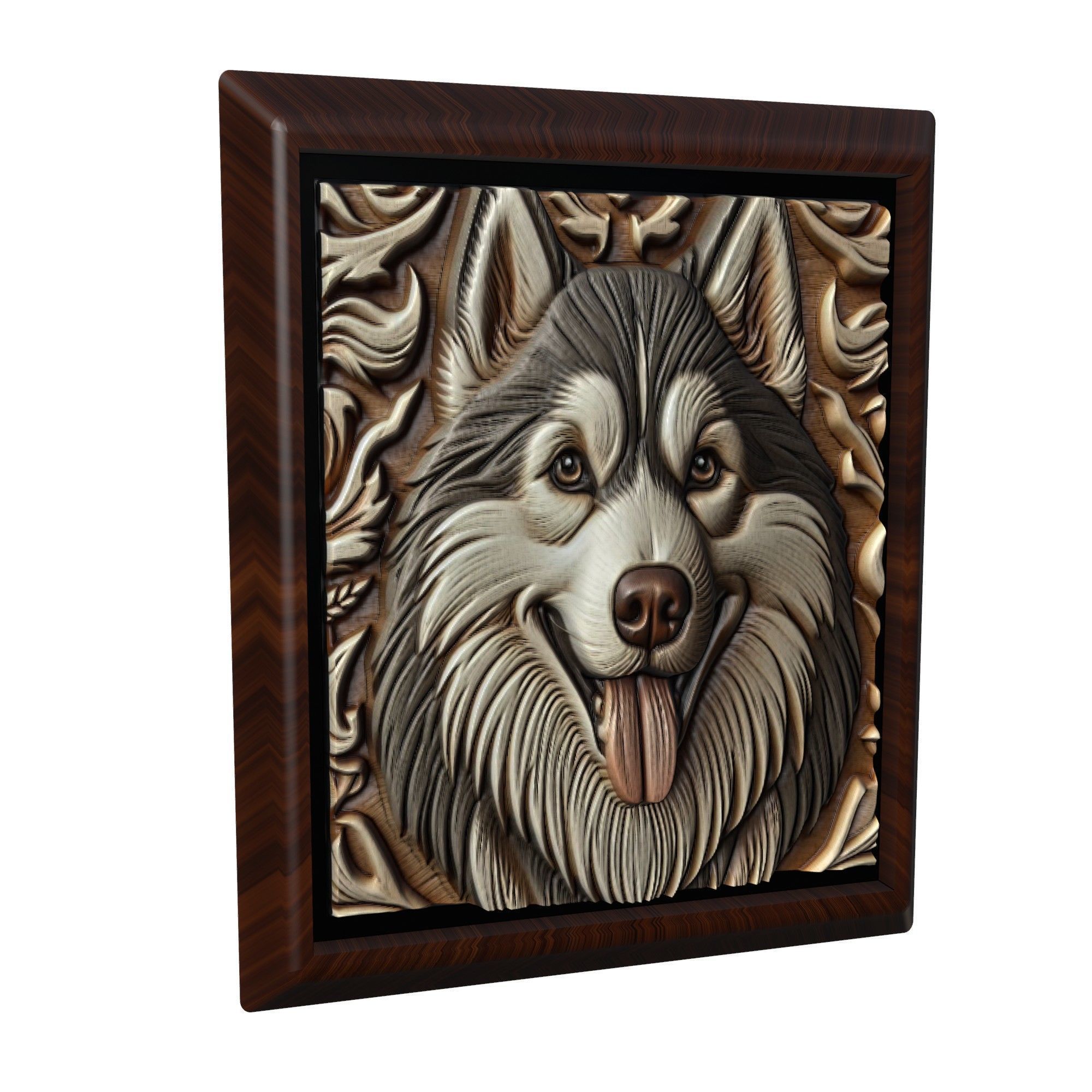 Dog Siberian Husky Animal 3D print model_1