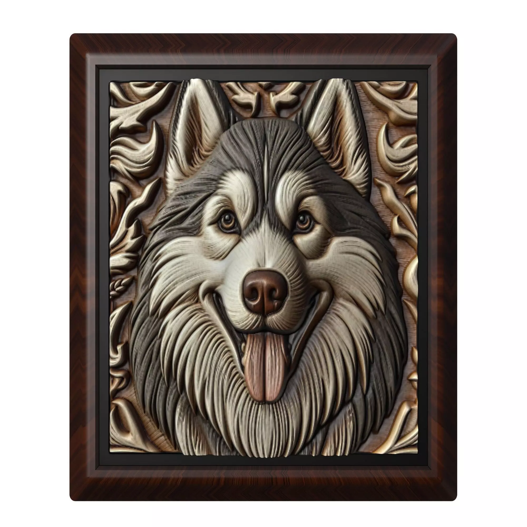 Dog Siberian Husky Animal 3D print model_0