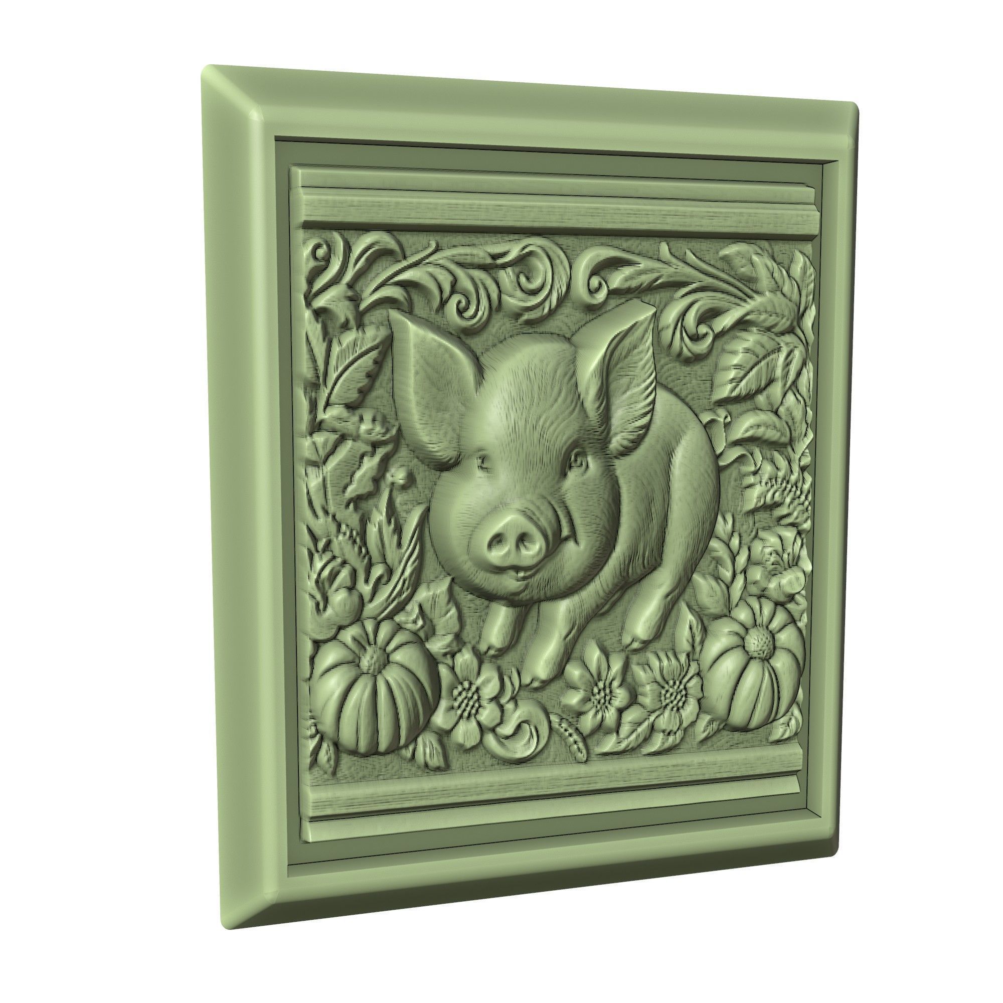 Pig Animal 3D print model_3