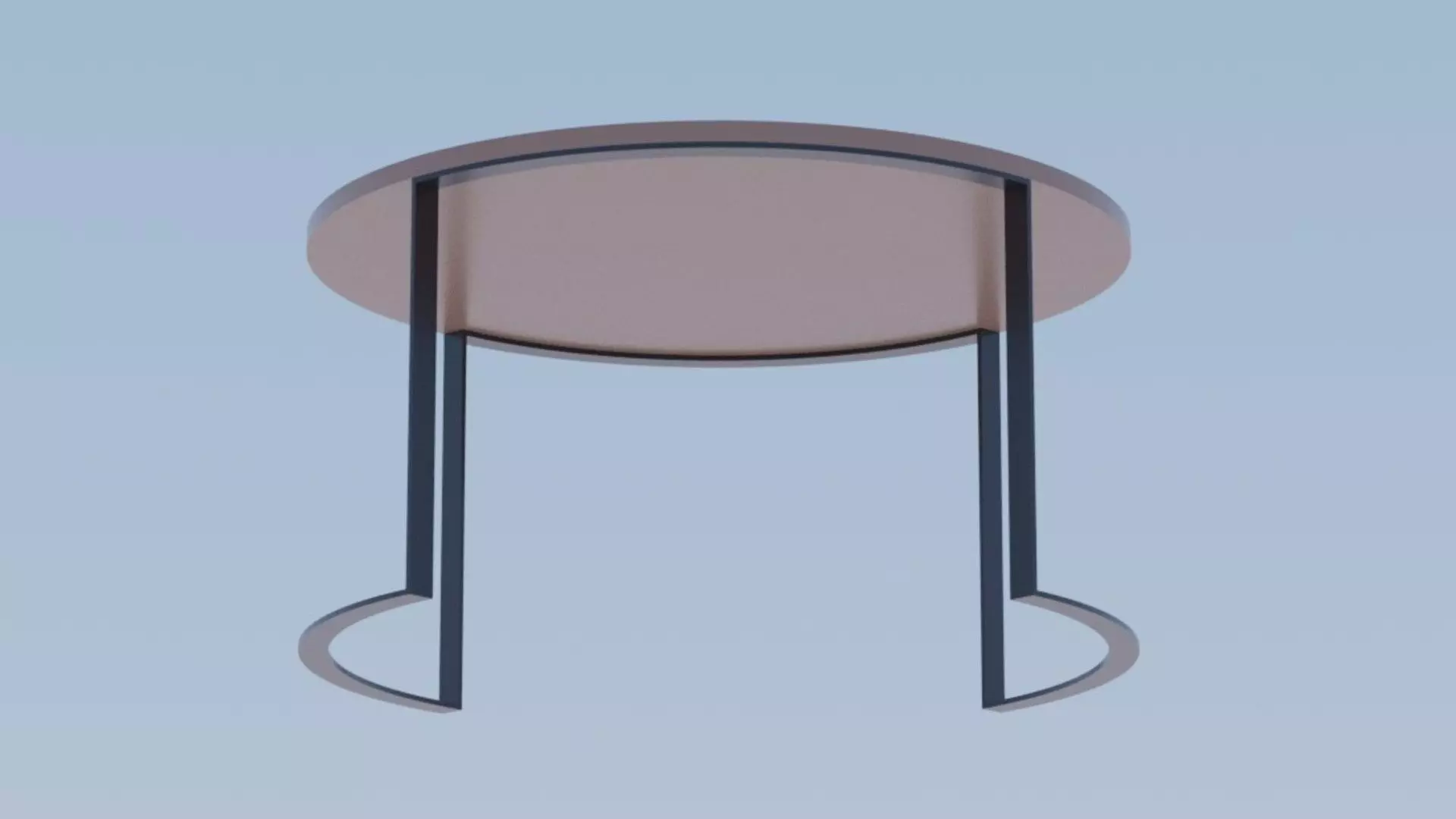 Circa Table Low-poly 3D model_0