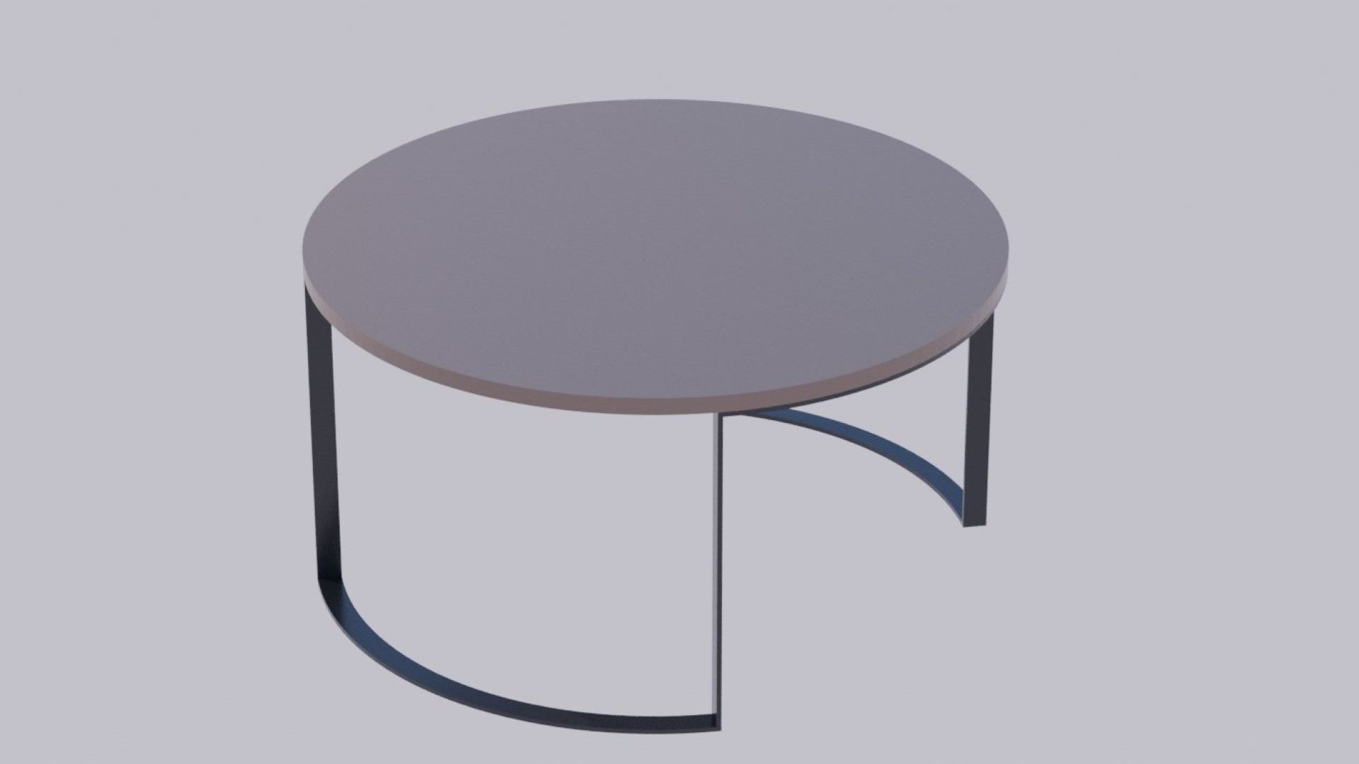 Circa Table Low-poly 3D model_5