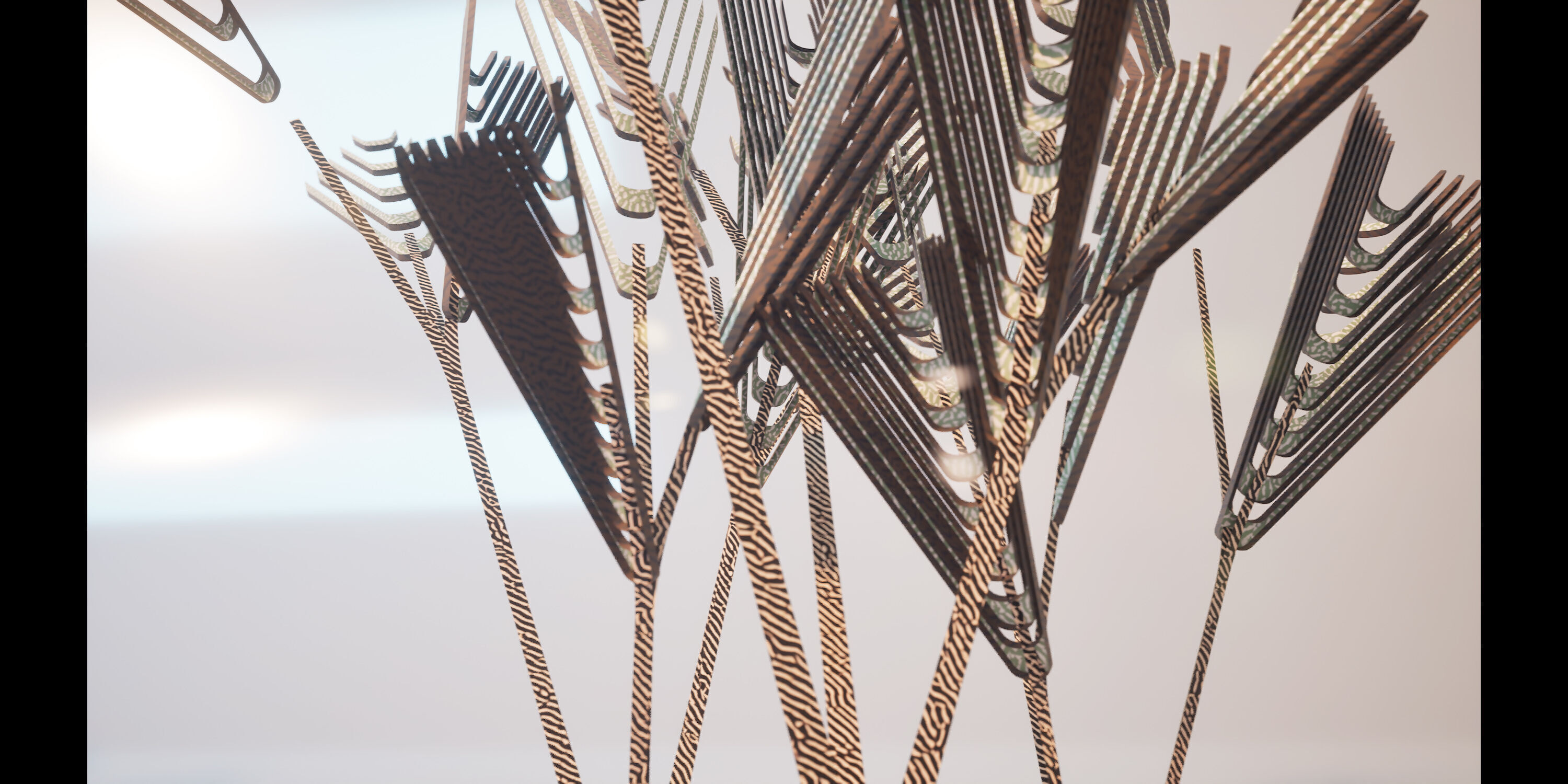 Conceptual shrub S1Cv6 Low-poly 3D model_3